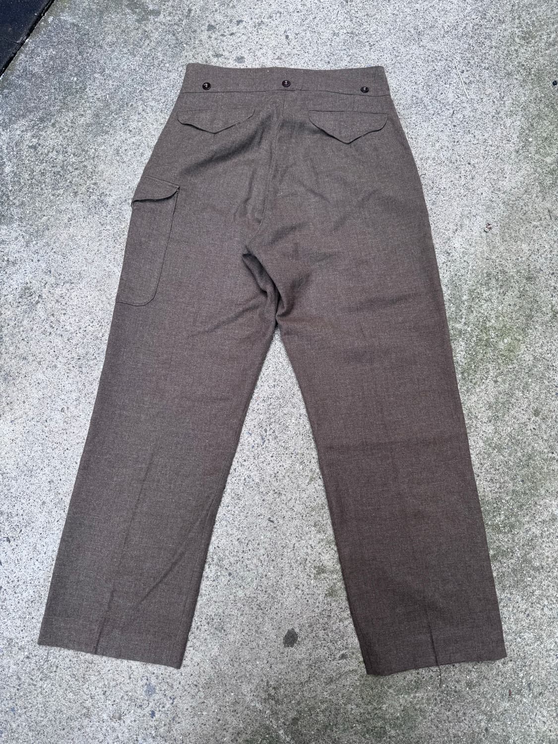 50s 100% Wool Battle Dress Pants NZ Made 상품이미지5