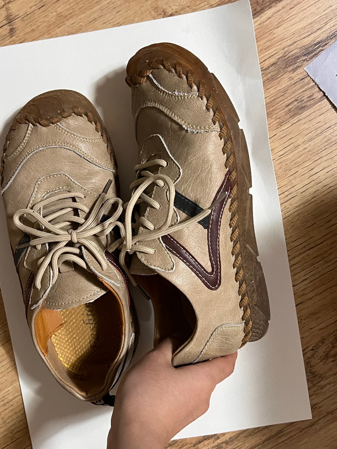 수제 빈티지 캐쥬얼 운동화 상품이미지4