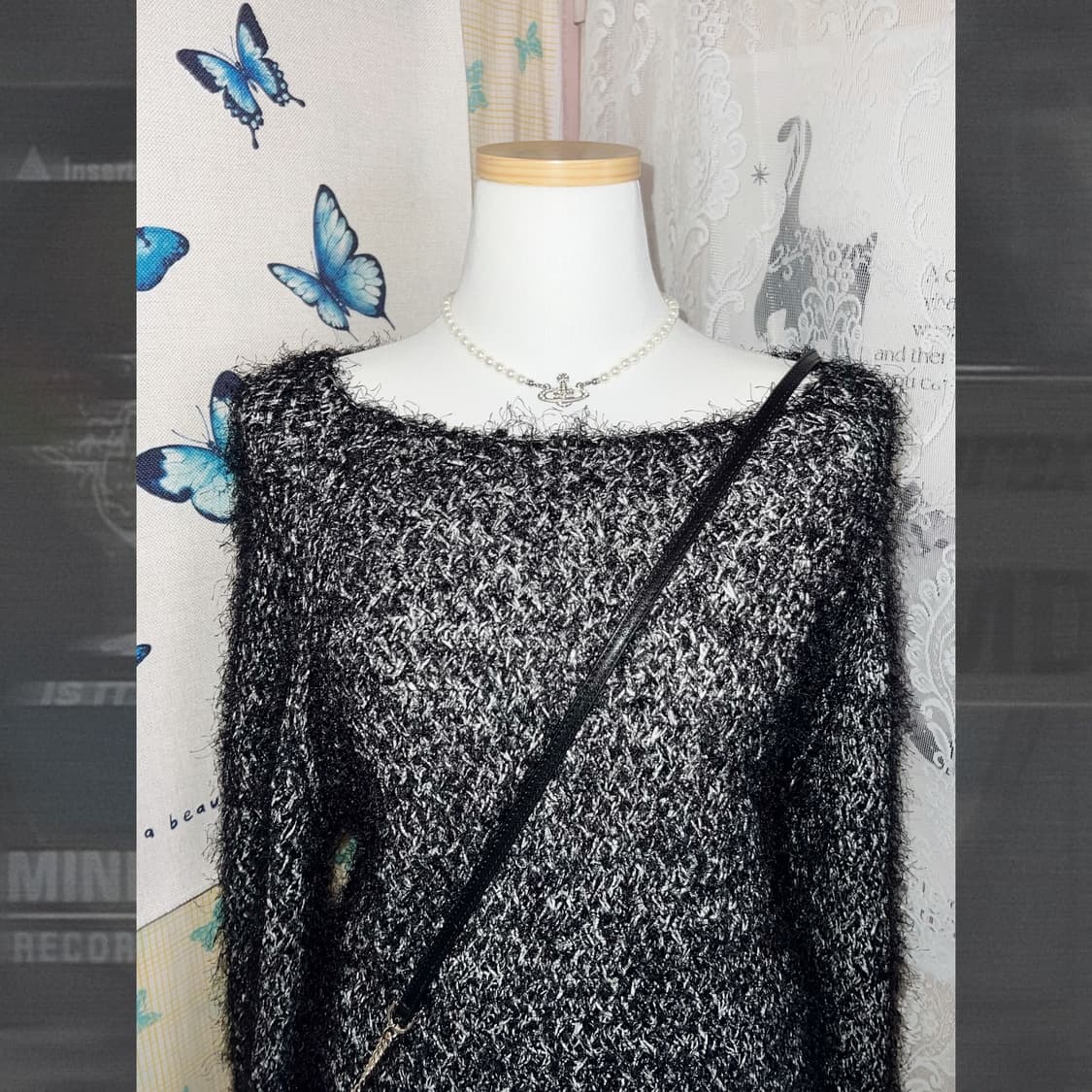 블랙 오레오 퍼 니트 상품이미지5