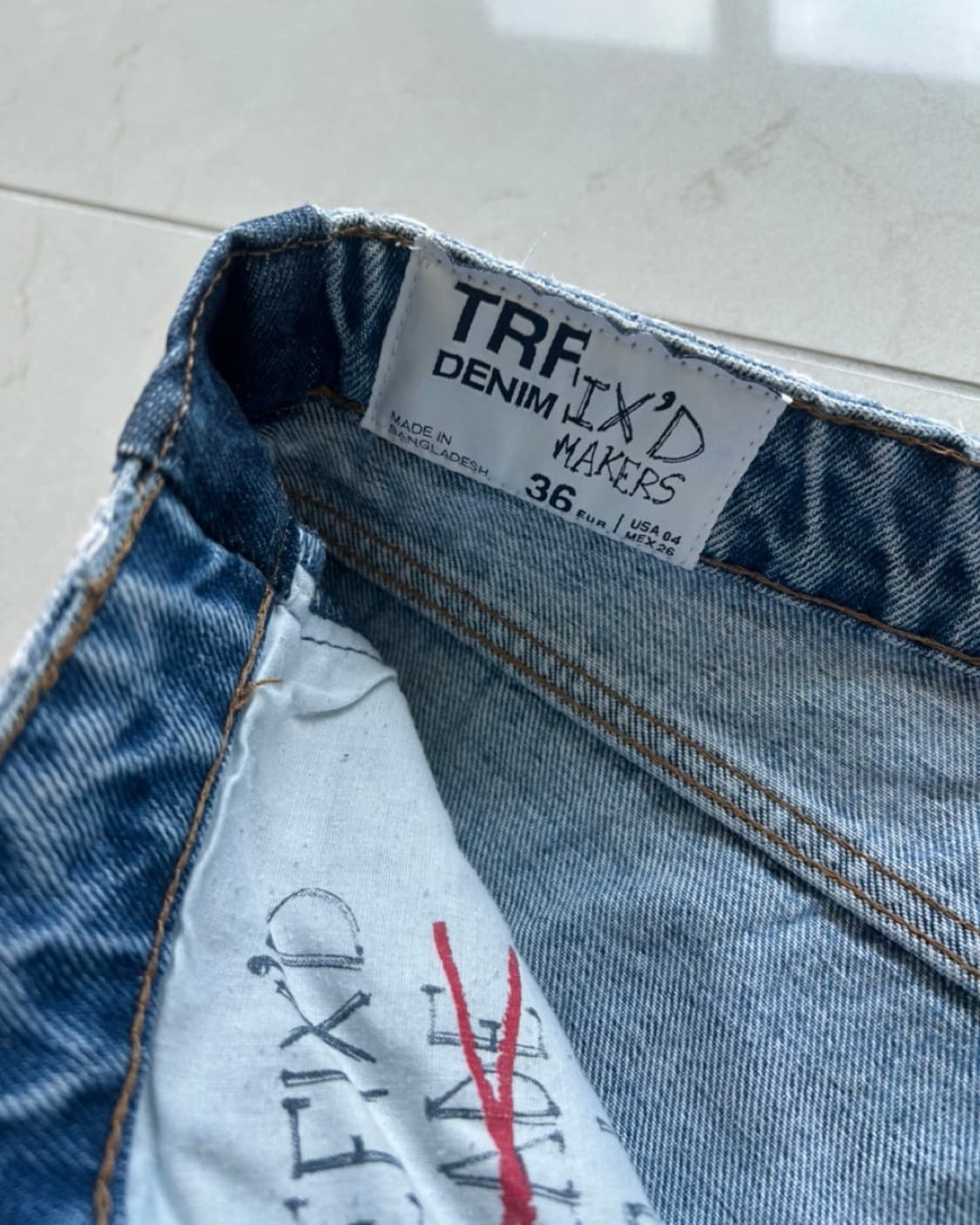 ZARA 자라 TRF 데님 팬츠 36 사이즈 상품이미지3