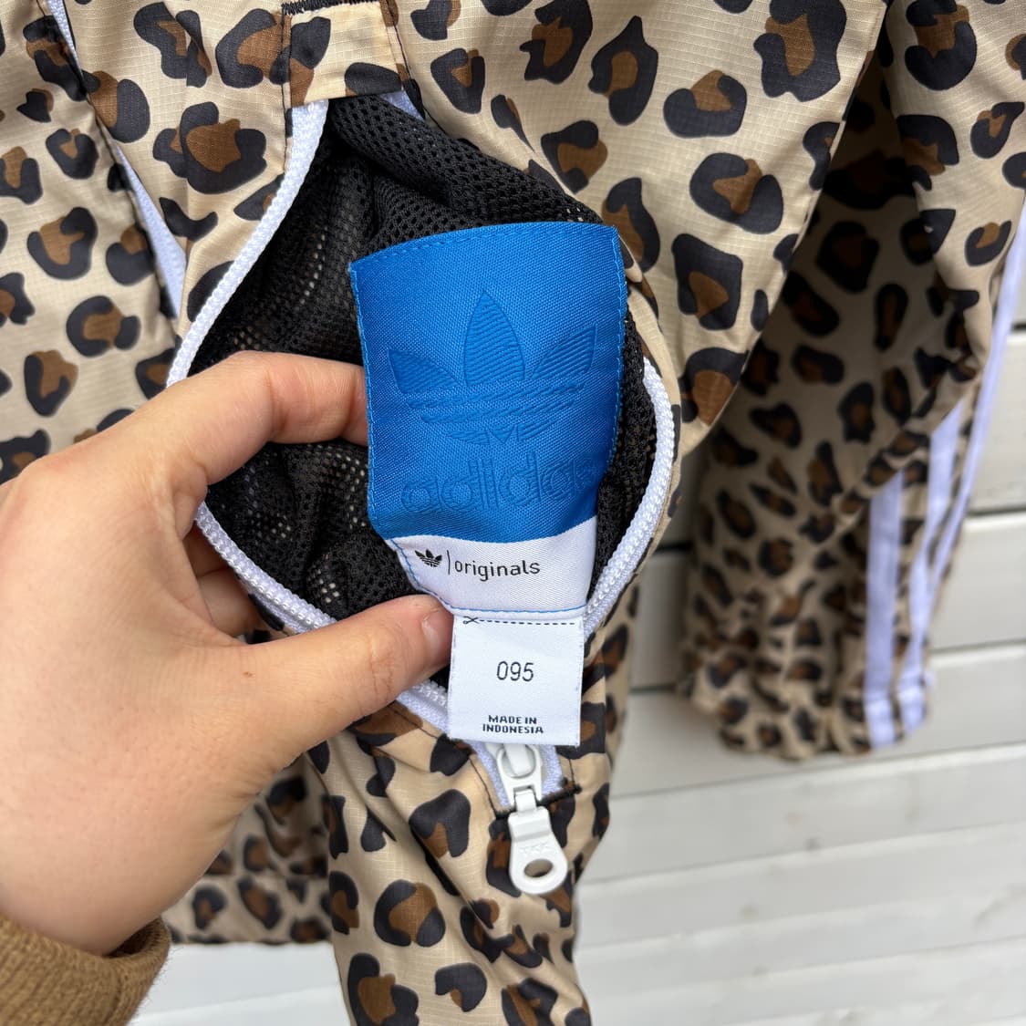 Adidas 아디다스 레오파드 호피 리버시블 양면 자켓 상품이미지4