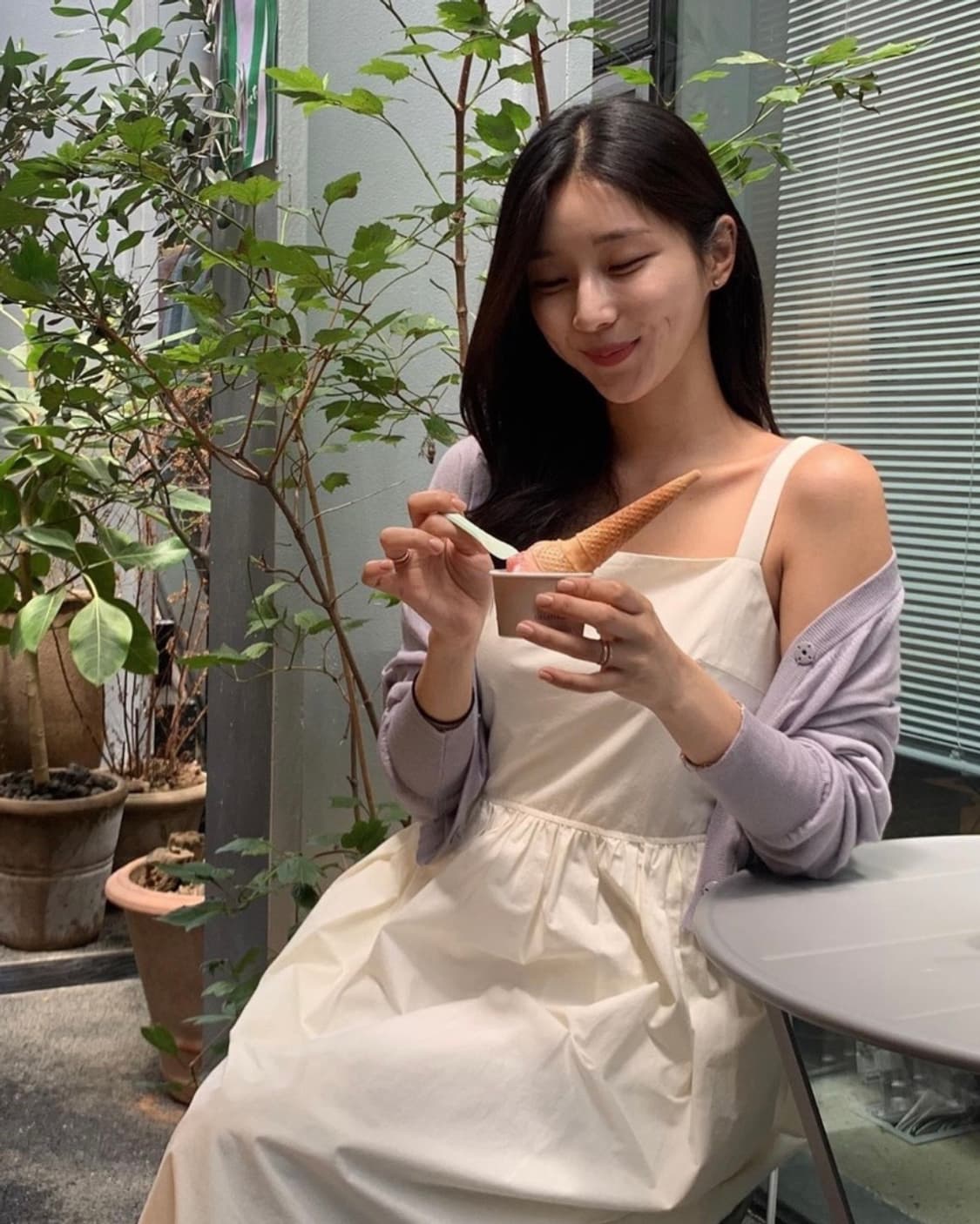 Sie 시에 썸미니 가디건(바이올렛블루) 상품이미지2