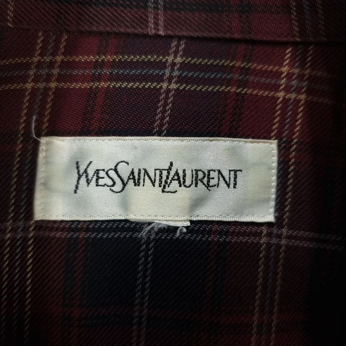 [입생로랑] 빈티지 체크 셔츠 P01429 상품이미지6