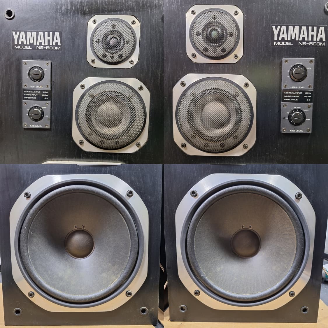 YAMAHA NS-500M 베릴륨 스튜디오 모니터 대형 스피커 음악감상  상품이미지7