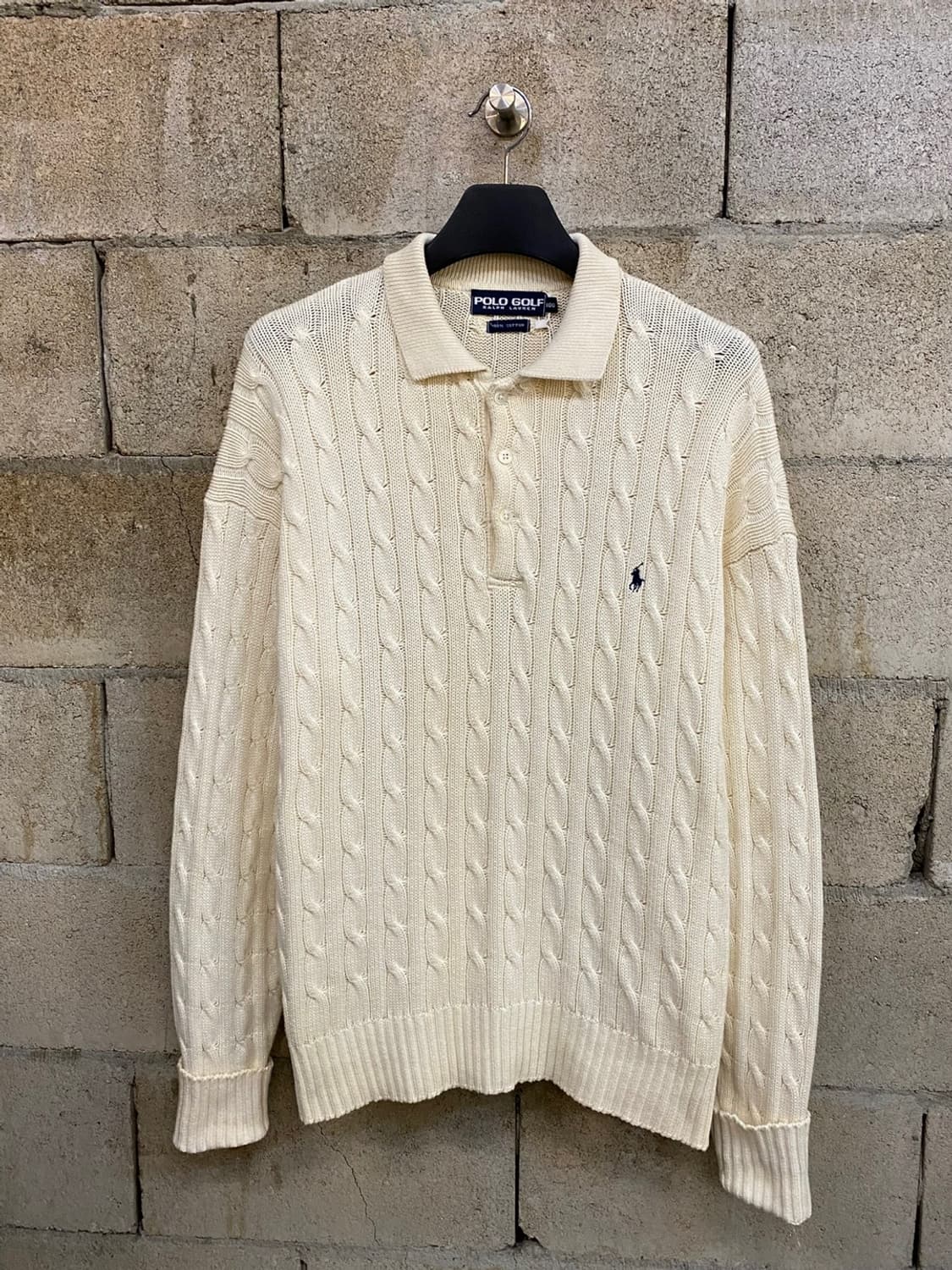 90s 폴로 골프 케이블 카라 니트 상품이미지1