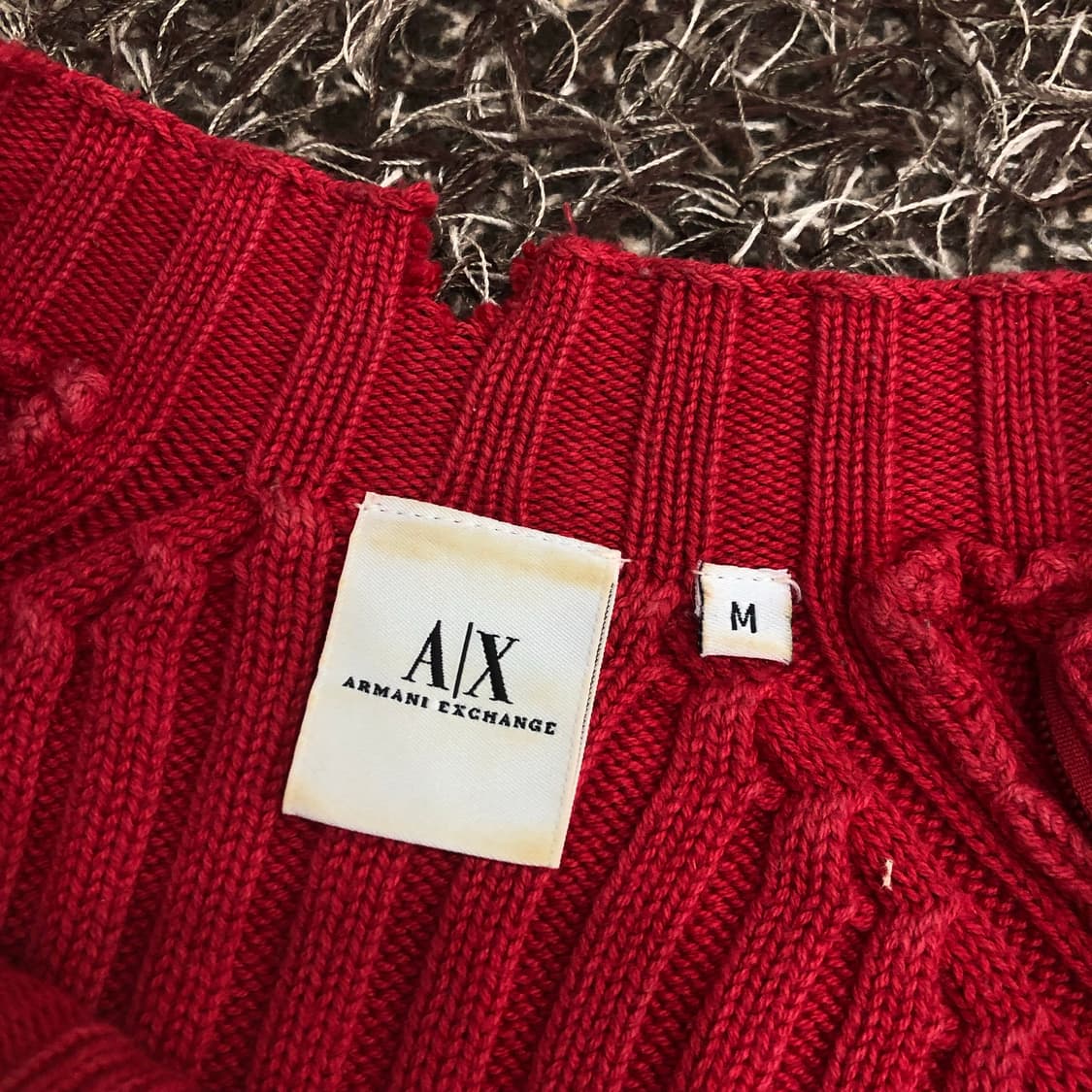 아르마니 익스체인지 사이드 집업 니트 상품이미지4
