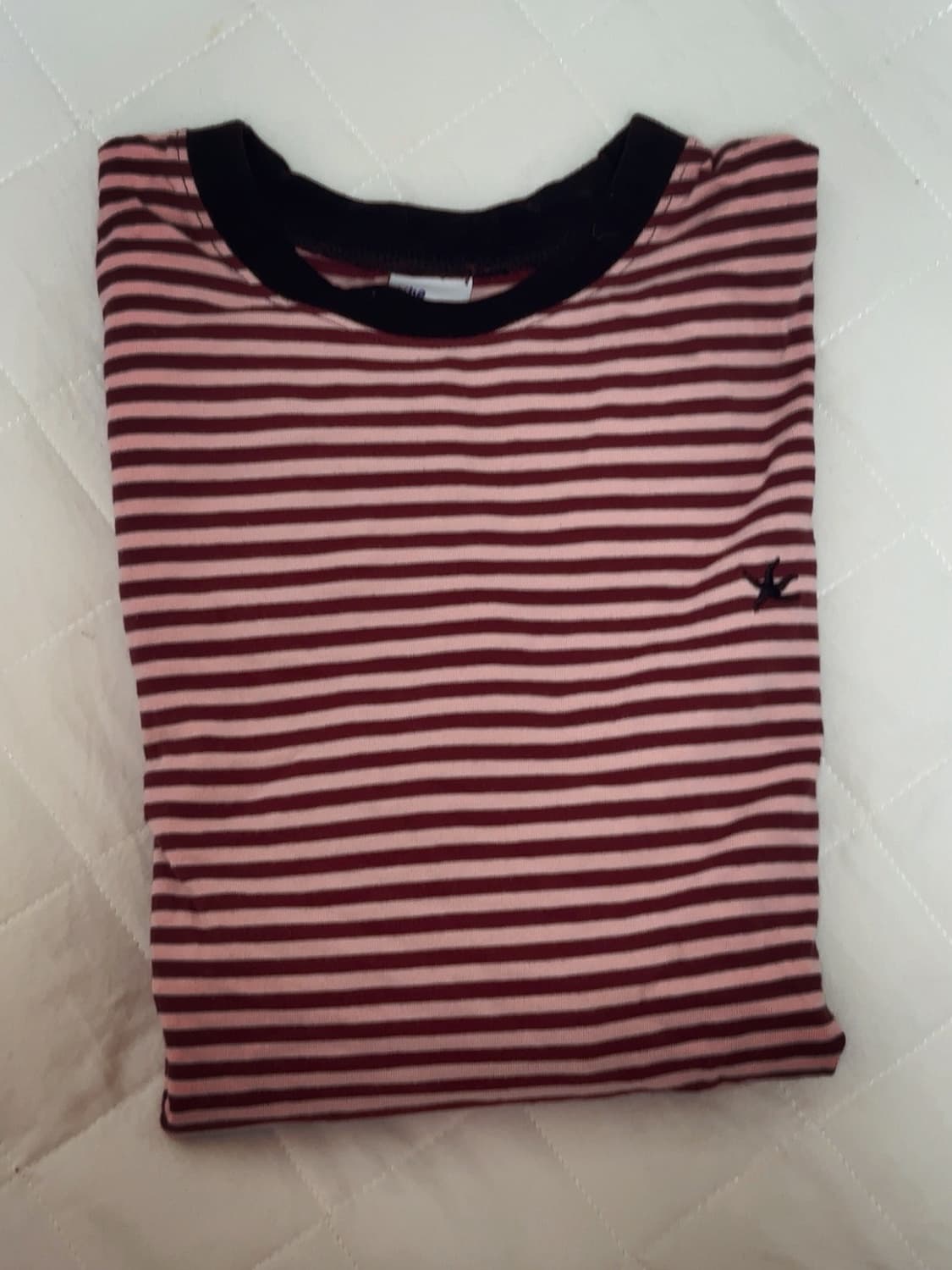 TCM mini logo stripe long sleeve red 상품이미지2