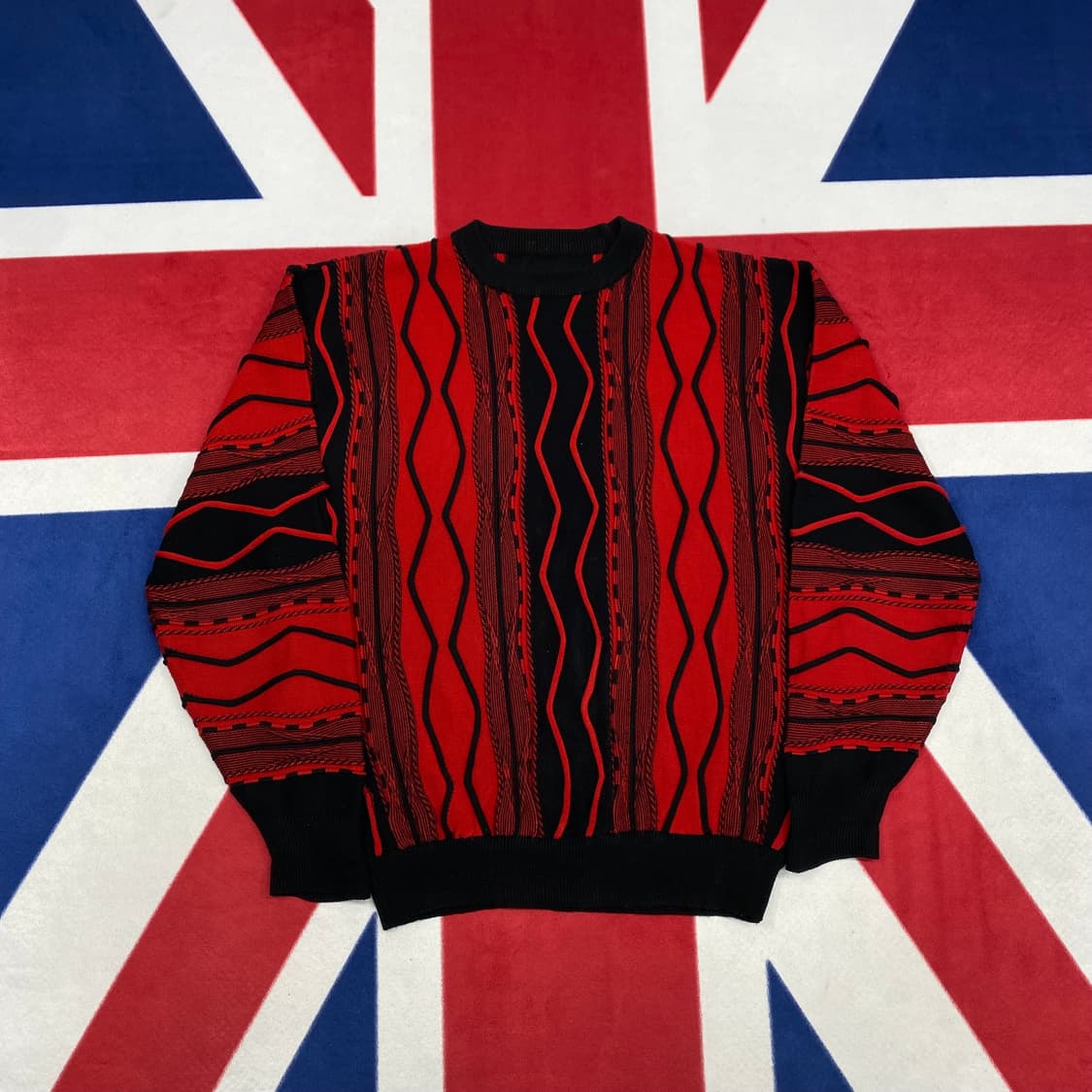 빈티지 케이블니트 실측 M - L  상품이미지1