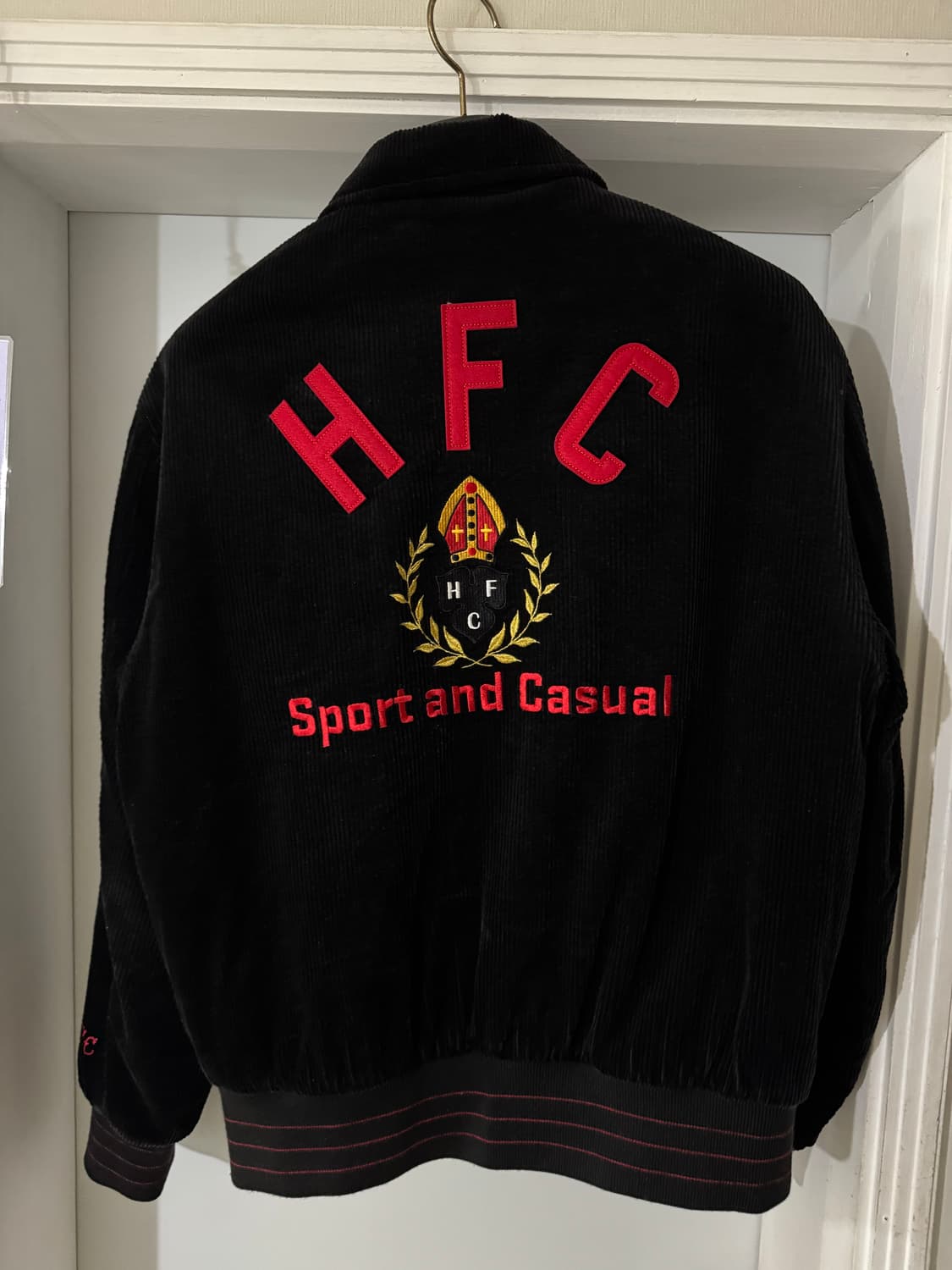 헤리티지플로스 코듀로이 바시티 블랙 L 상품이미지2