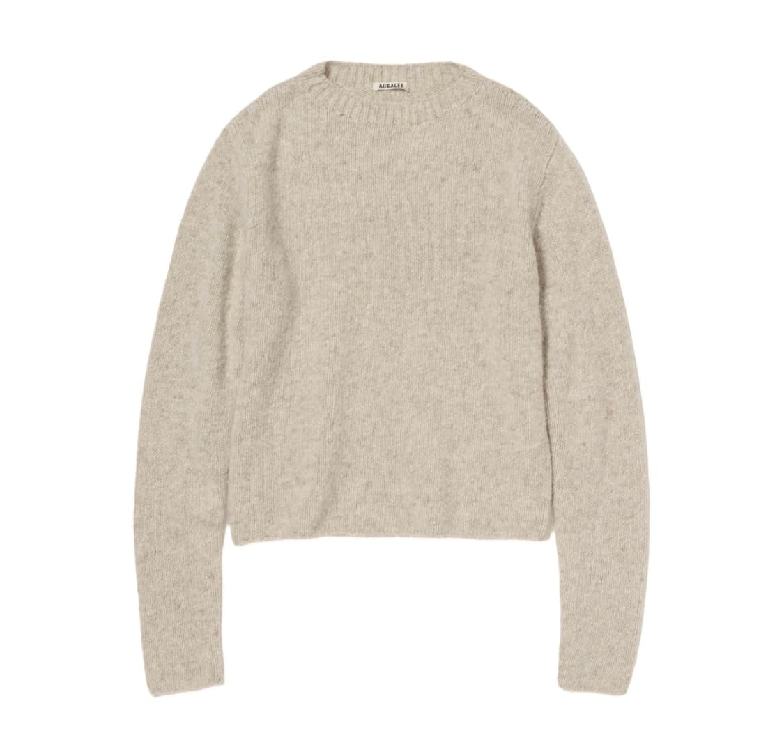 오라리 캐시미어 멜란지 니트 상품이미지1