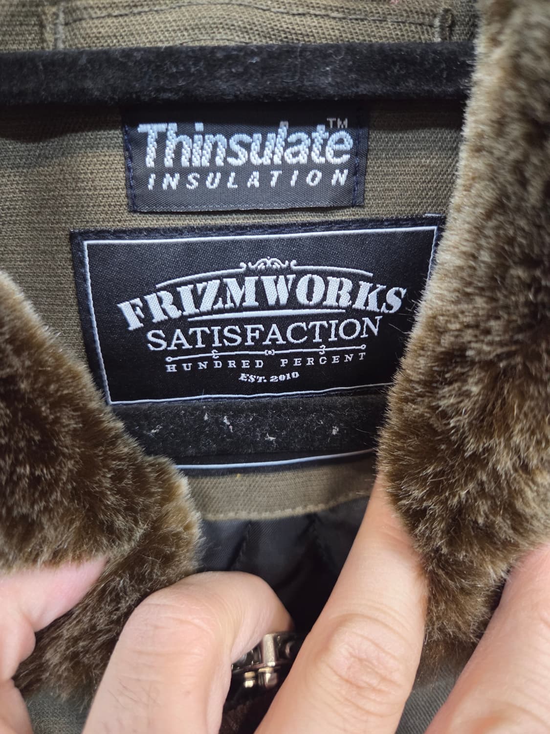 프리즘웍스 안감누빔 덱자켓 L 상품이미지3