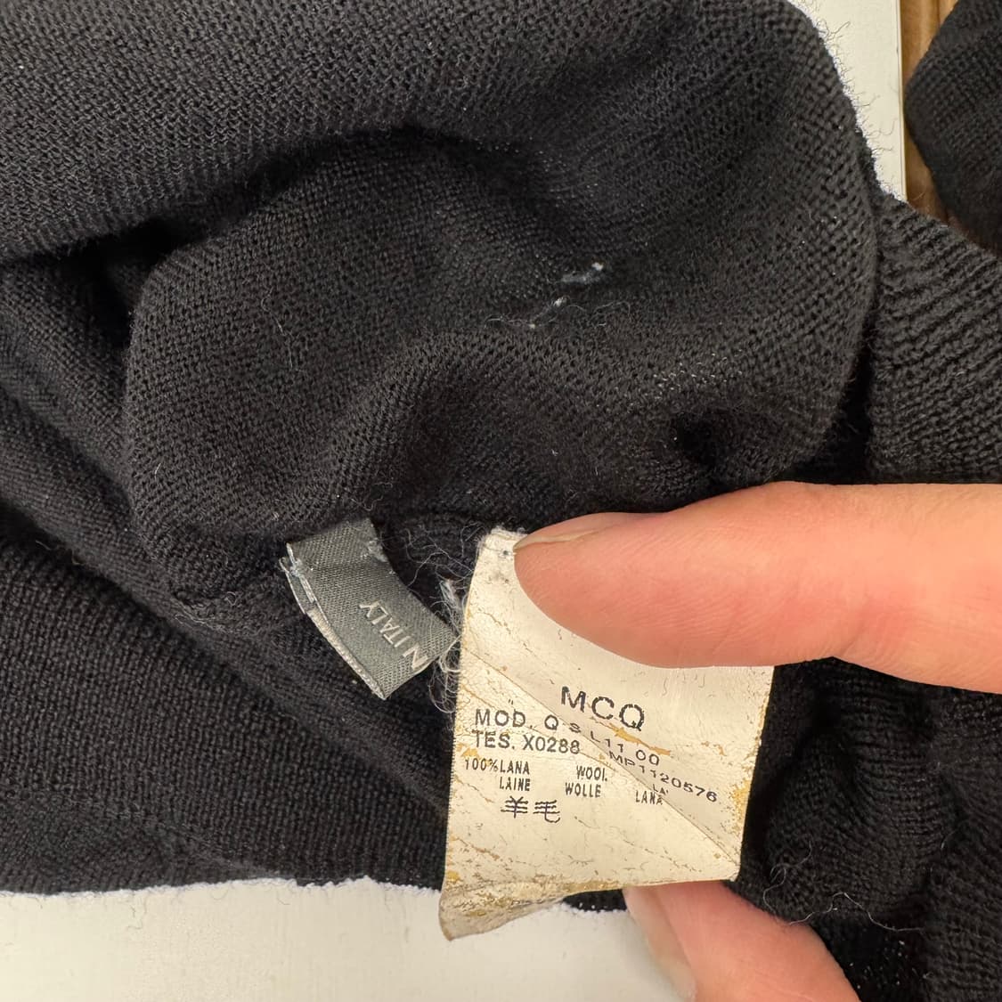 알렉산더 맥퀸 이태리 니트 상품이미지4