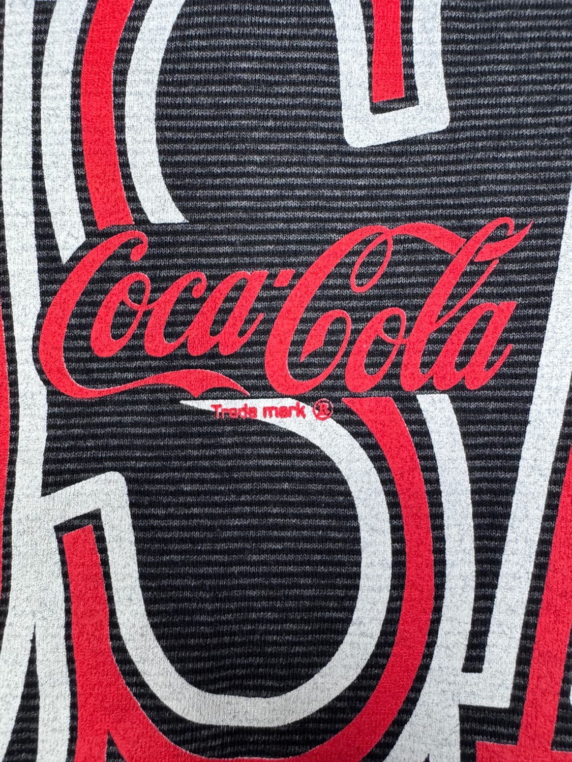 빈티지 90s 코카콜라 USA COCA COLA 스트라이프 티셔츠 L 상품이미지3