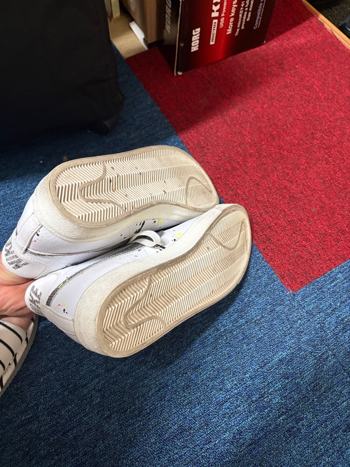 나이키 블레이저 하이 77 페인트 스플래터 275 상품이미지5