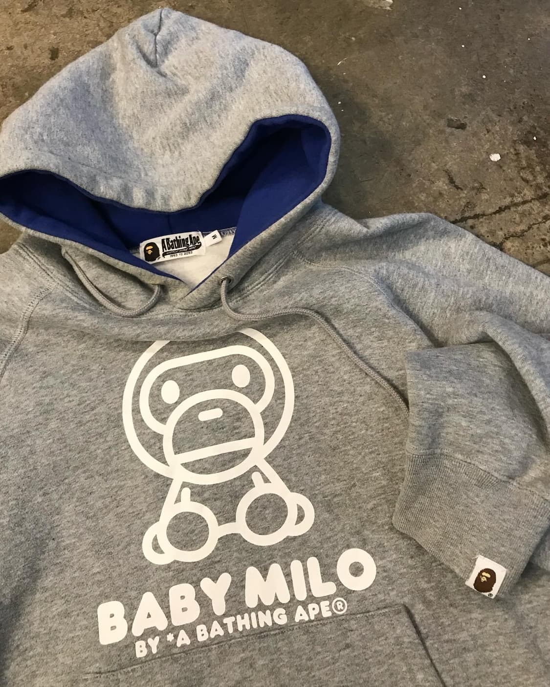 Bape Baby Milo Logo Hoodie 상품이미지7