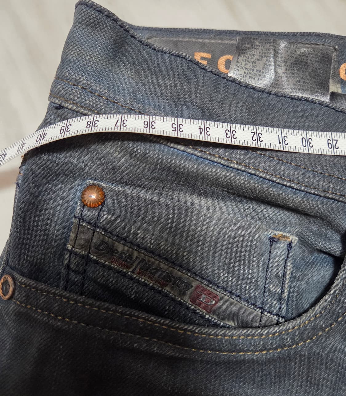 디젤 테파 오일워싱 데님팬츠  상품이미지8