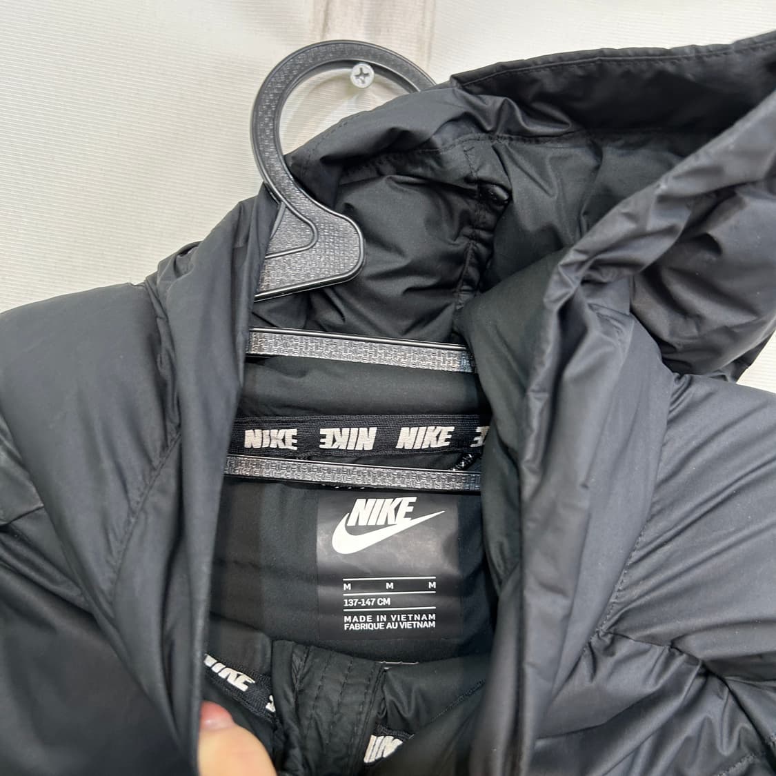 나이키 키즈 다운필 블랙 패딩 M 상품이미지4