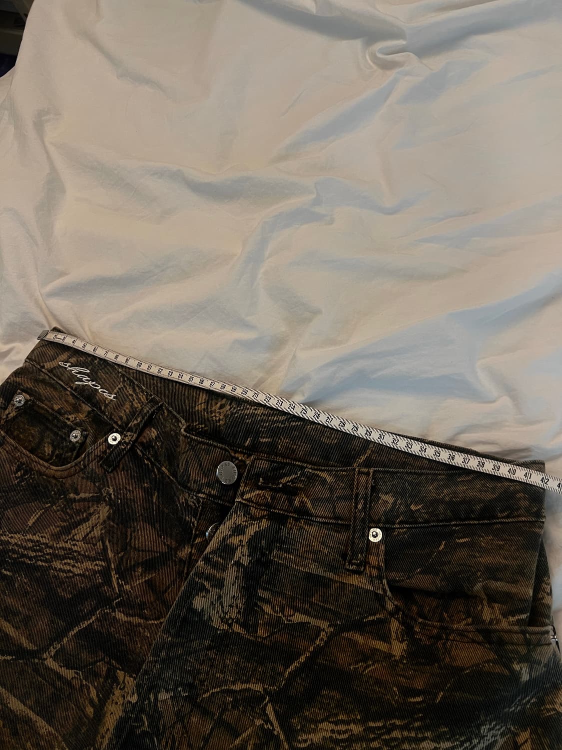 shapesUSA 카모 와이드 레그 데님 / 30 상품이미지7