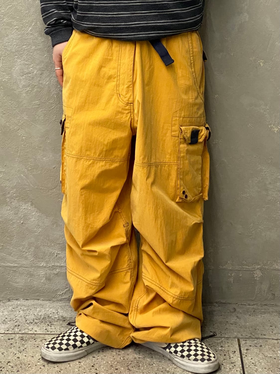 [L] RATON LAVEUR 라통라뵈르 벨티드 카고 와이드 팬츠 상품이미지8