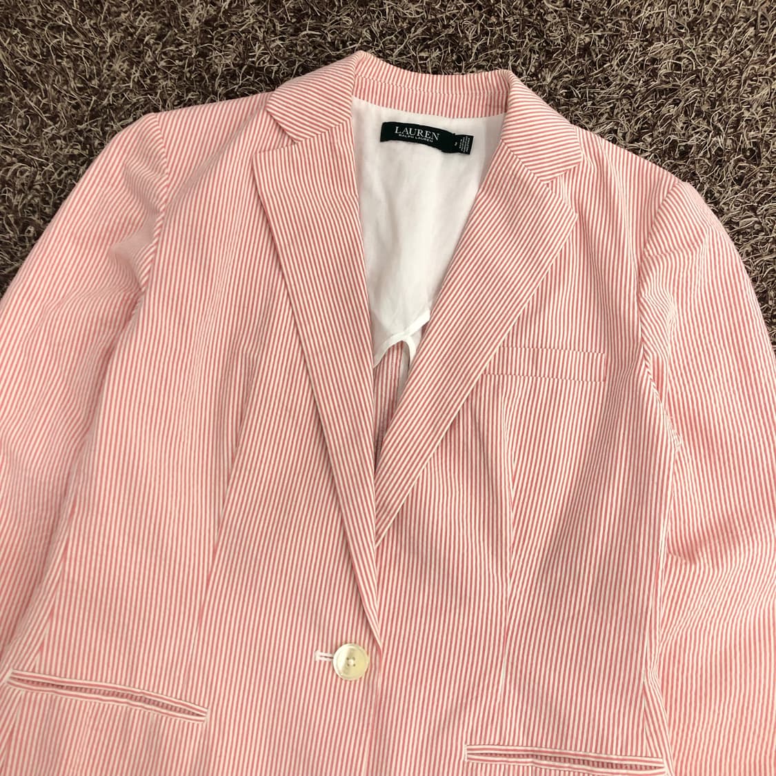 로렌 랄프로렌 폴로 여성 스트라이프 블레이저 자켓 상품이미지2