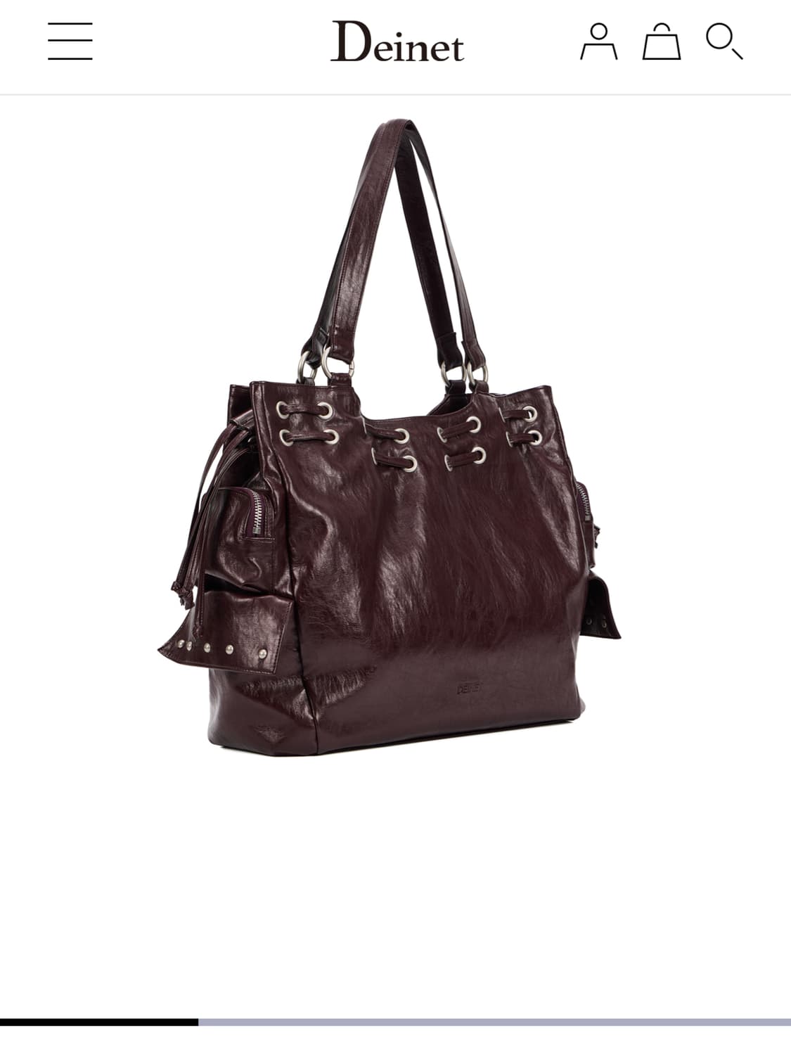 Deinet New Stud String Pocket Big Bag 상품이미지1