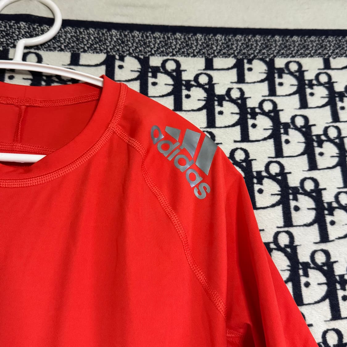 아디다스 오렌지 기능성 반팔티 L 상품이미지2