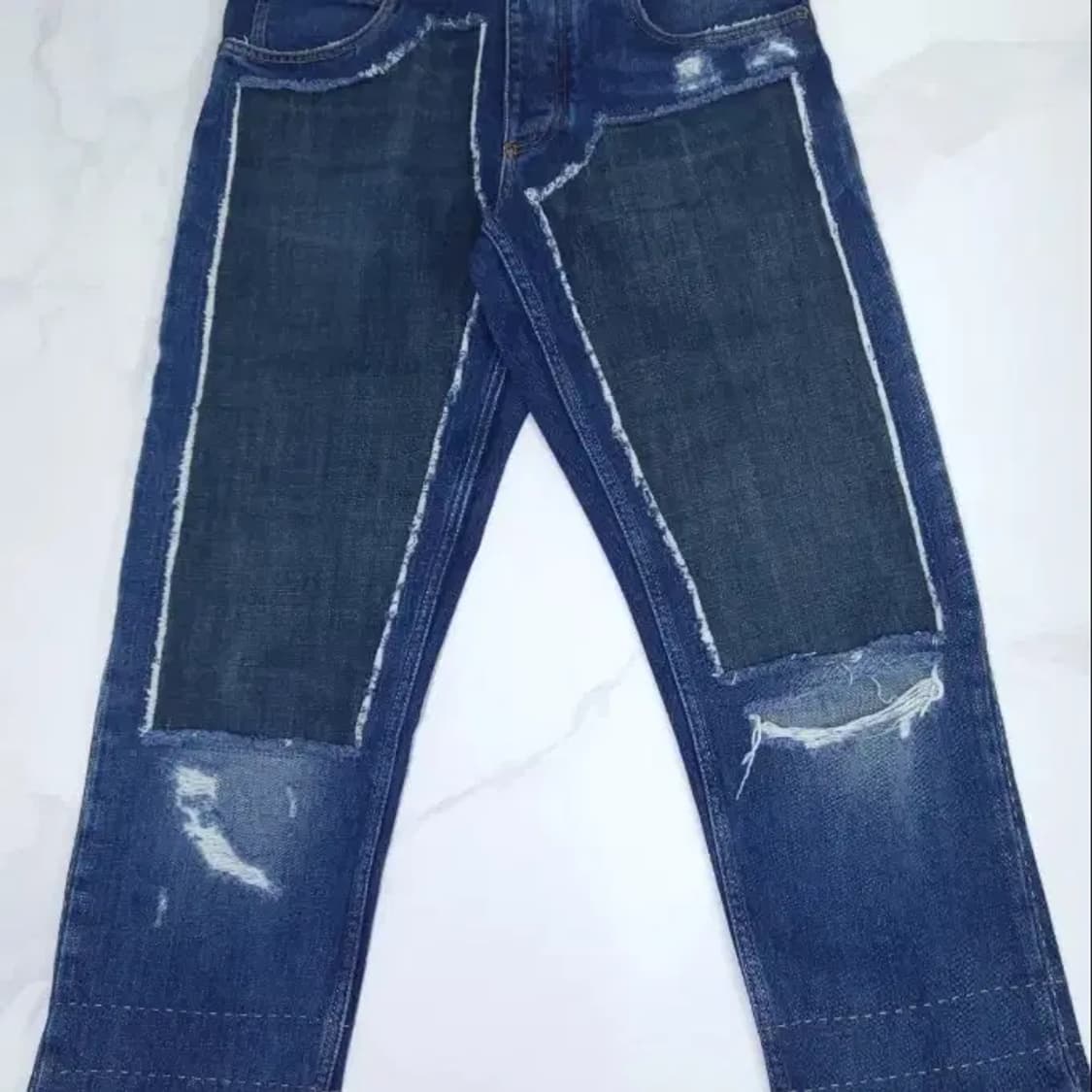 돌체앤가바나 패치 플라워 데님 팬츠 상품이미지2