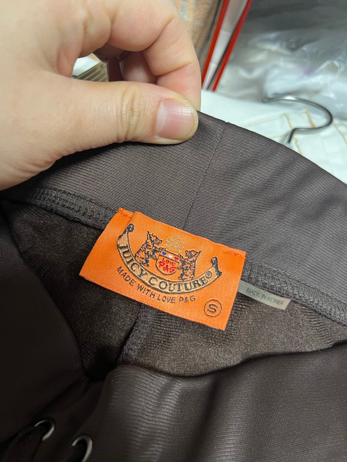 쥬시꾸뛰르 반바지 브라운 새상품 S 상품이미지2