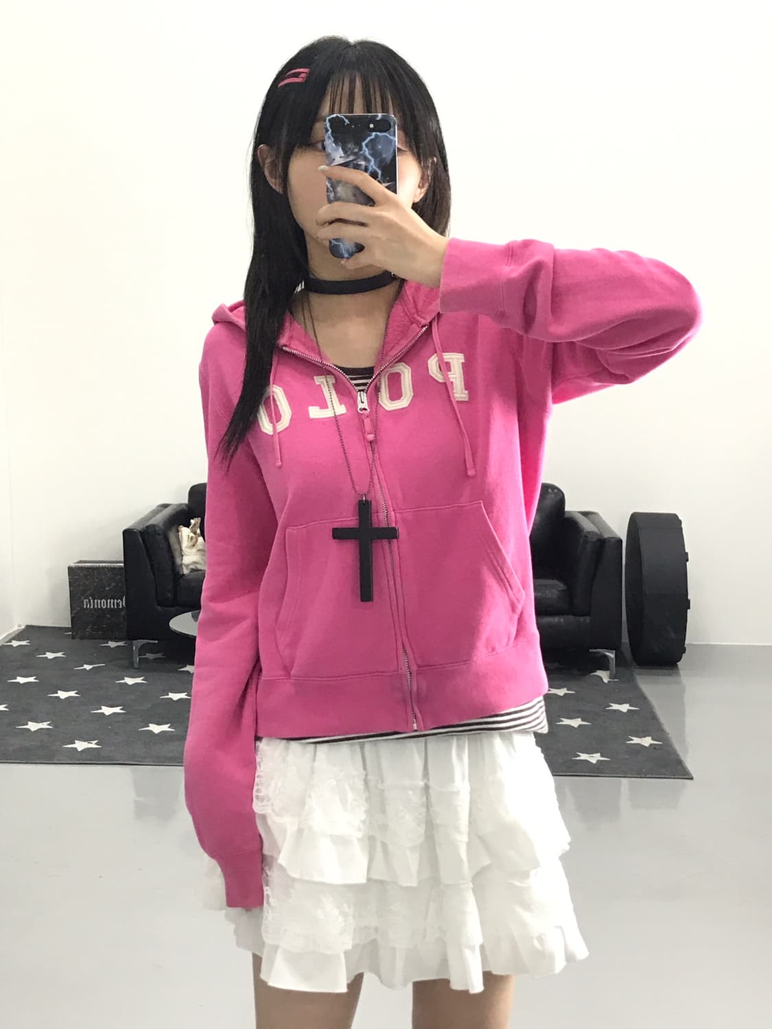 Polo Ralph Lauren Pink Zip Up Hoodies 상품이미지2