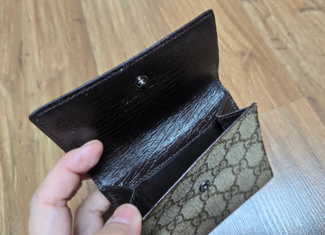구찌 GG패턴 바이폴드 가죽 지갑 [정품 풀박스] 상품이미지6