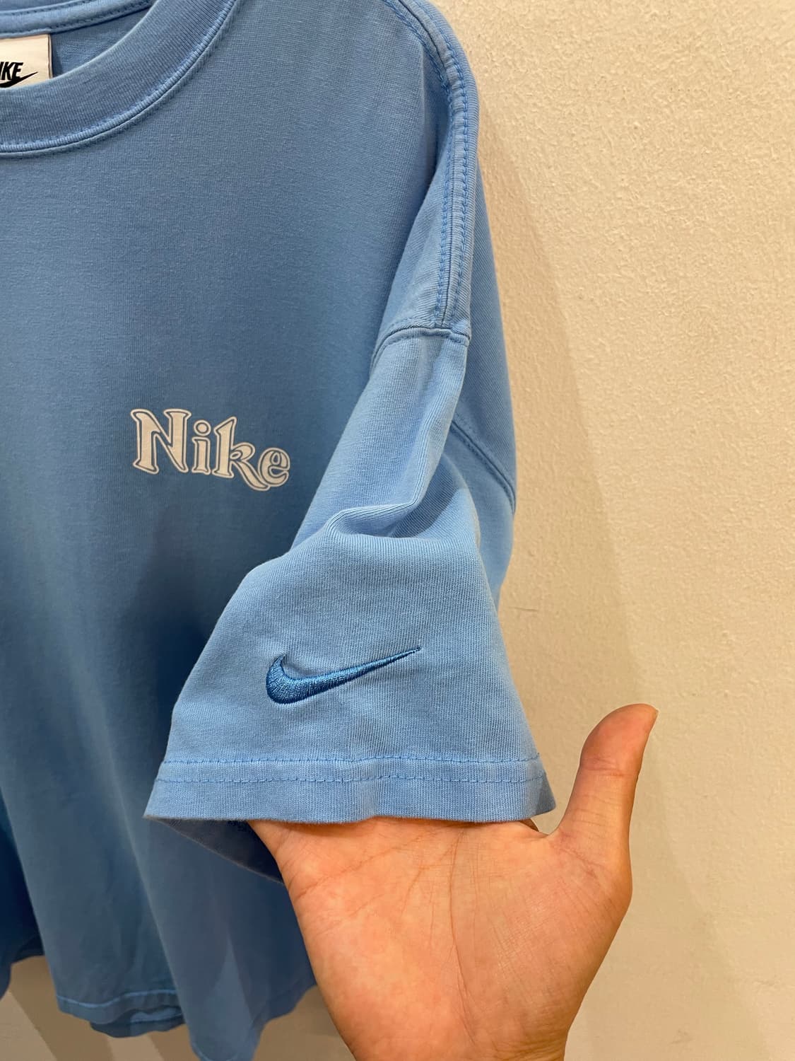 Nike back logo half t skyblue 상품이미지5