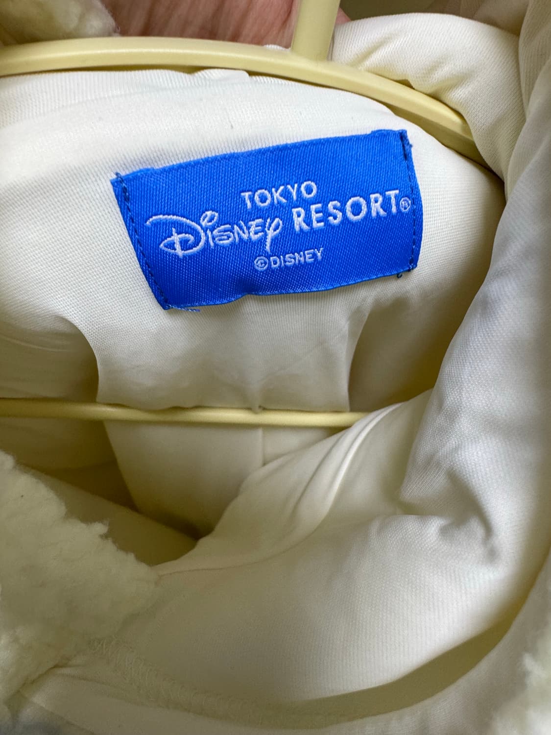 도쿄 디즈니랜드 40주년기념한정 아이보리 후드 후리스 새상품 상품이미지10