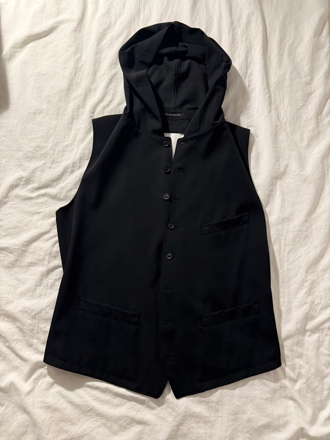 요지야마모토 뿌르옴므 후드 베스트 상품이미지2