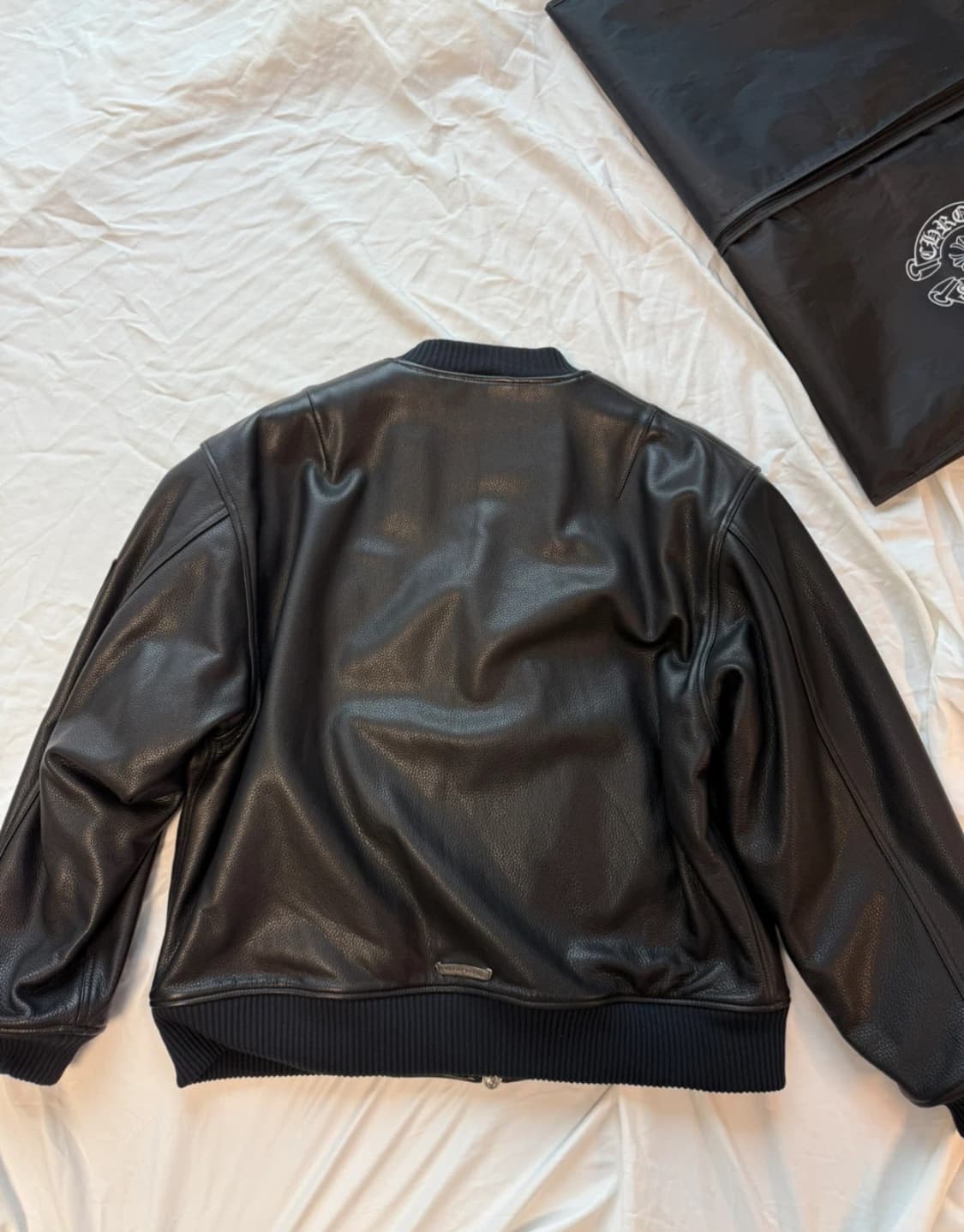 크롬하츠 헤비레더 CH ma-1 봄버 자켓 상품이미지3