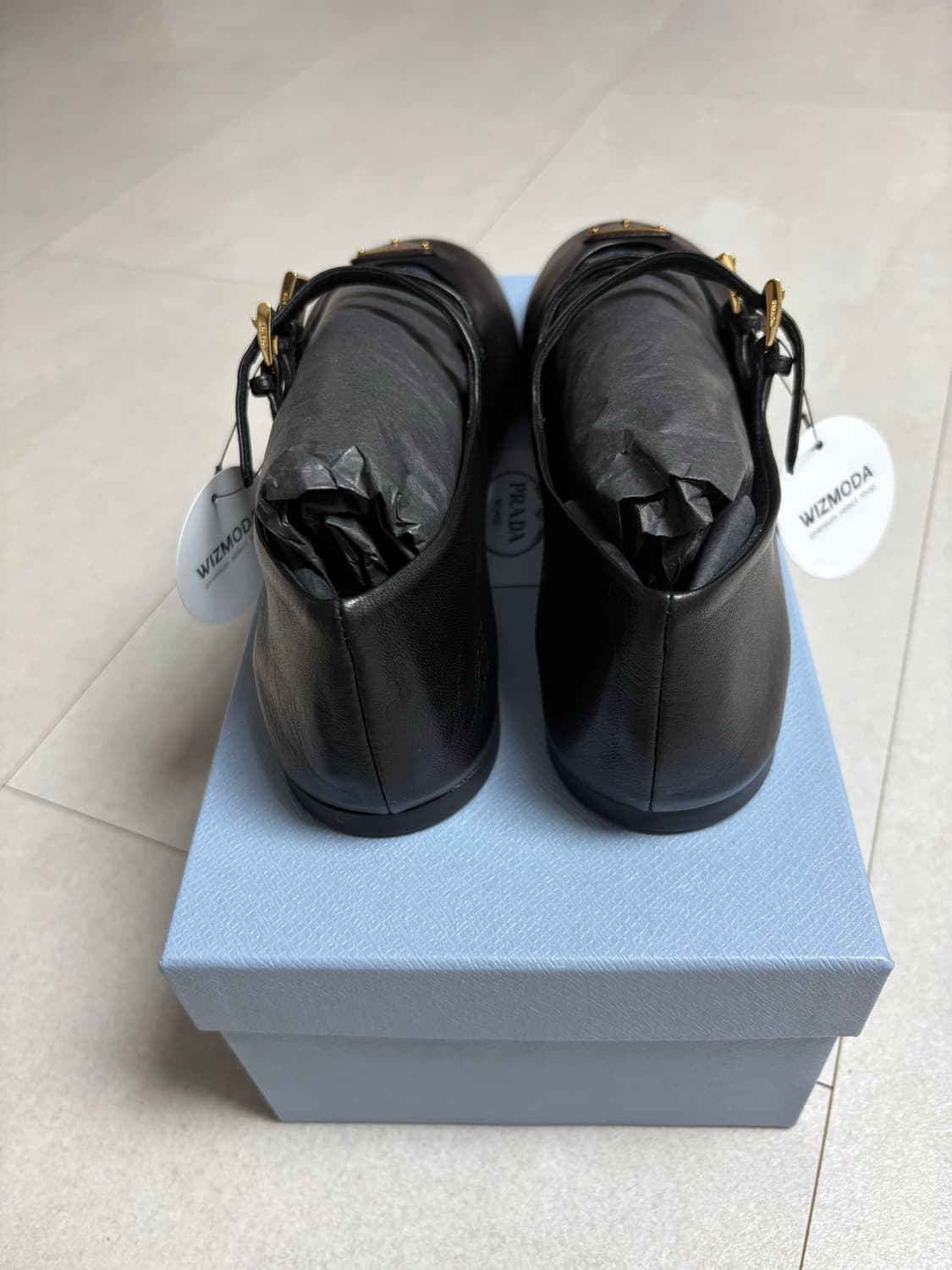 (새상품)프라다 메리제인 플랫슈즈 38사이즈 상품이미지6