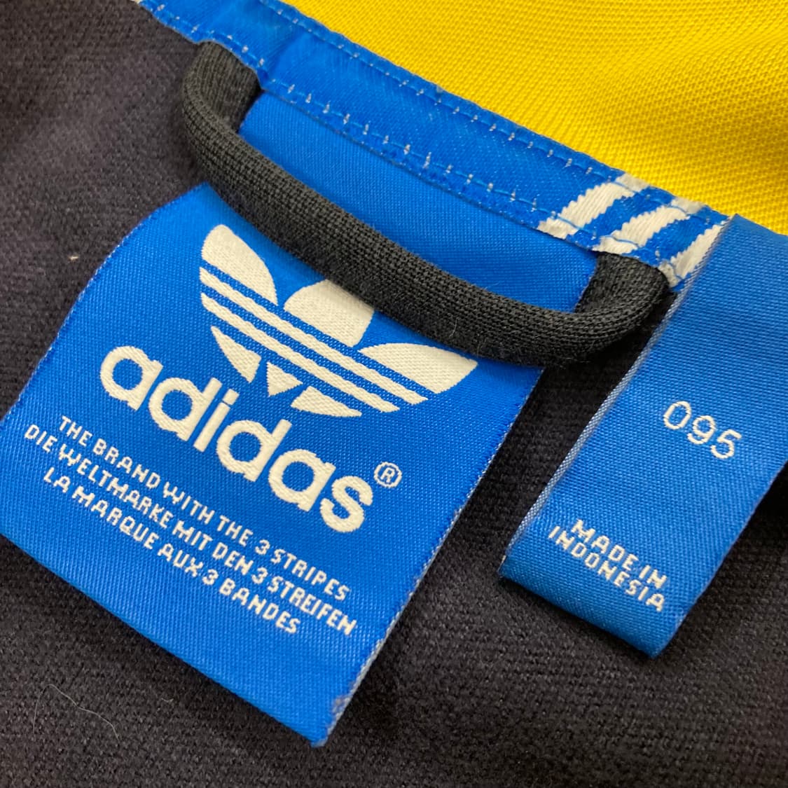 아디다스 네이비 옐로우 유로파 트랙탑 져지 상품이미지5