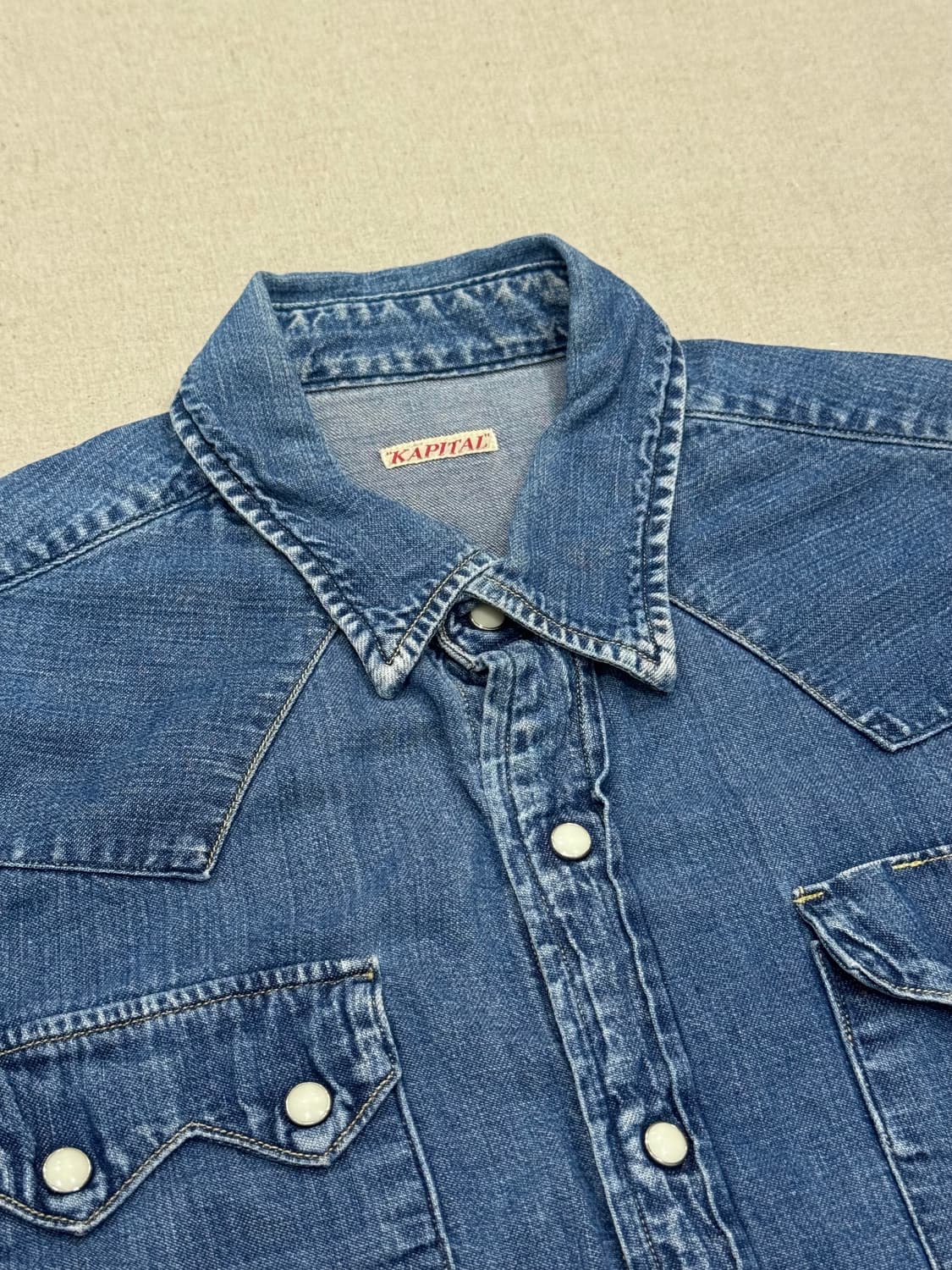 캐피탈 웨스턴 데님 셔츠 상품이미지6