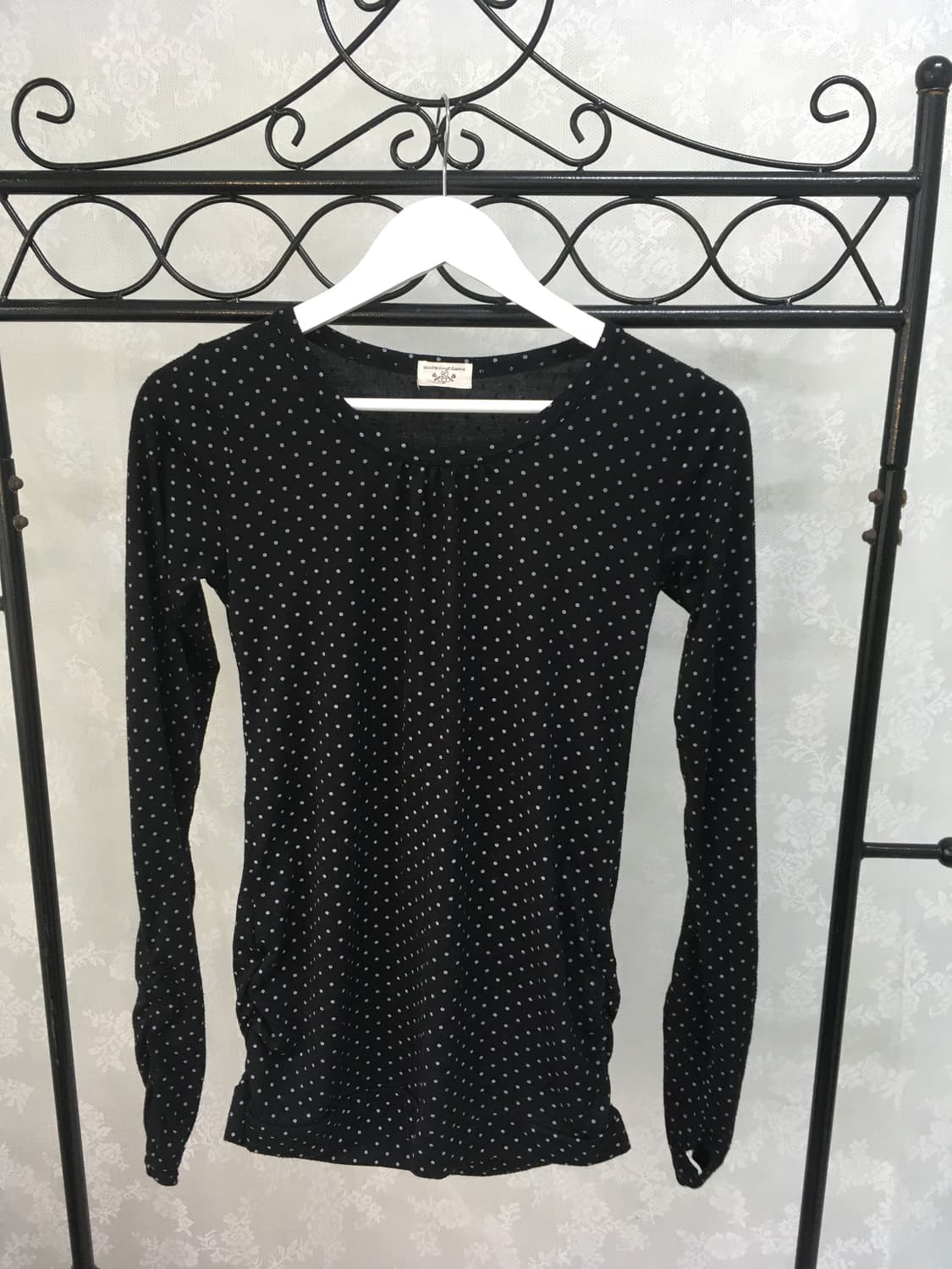  dot frill long sleeve top 상품이미지6