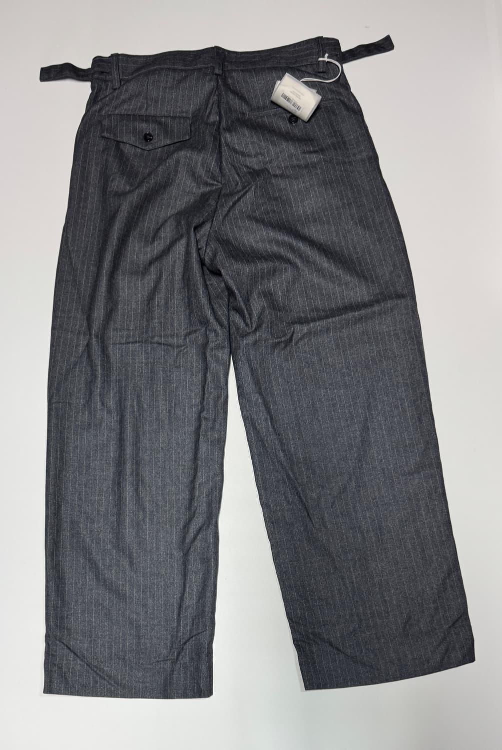 <새상품> 인템포무드 레트로 스트라이프 와이드 슬랙스 XL 상품이미지2