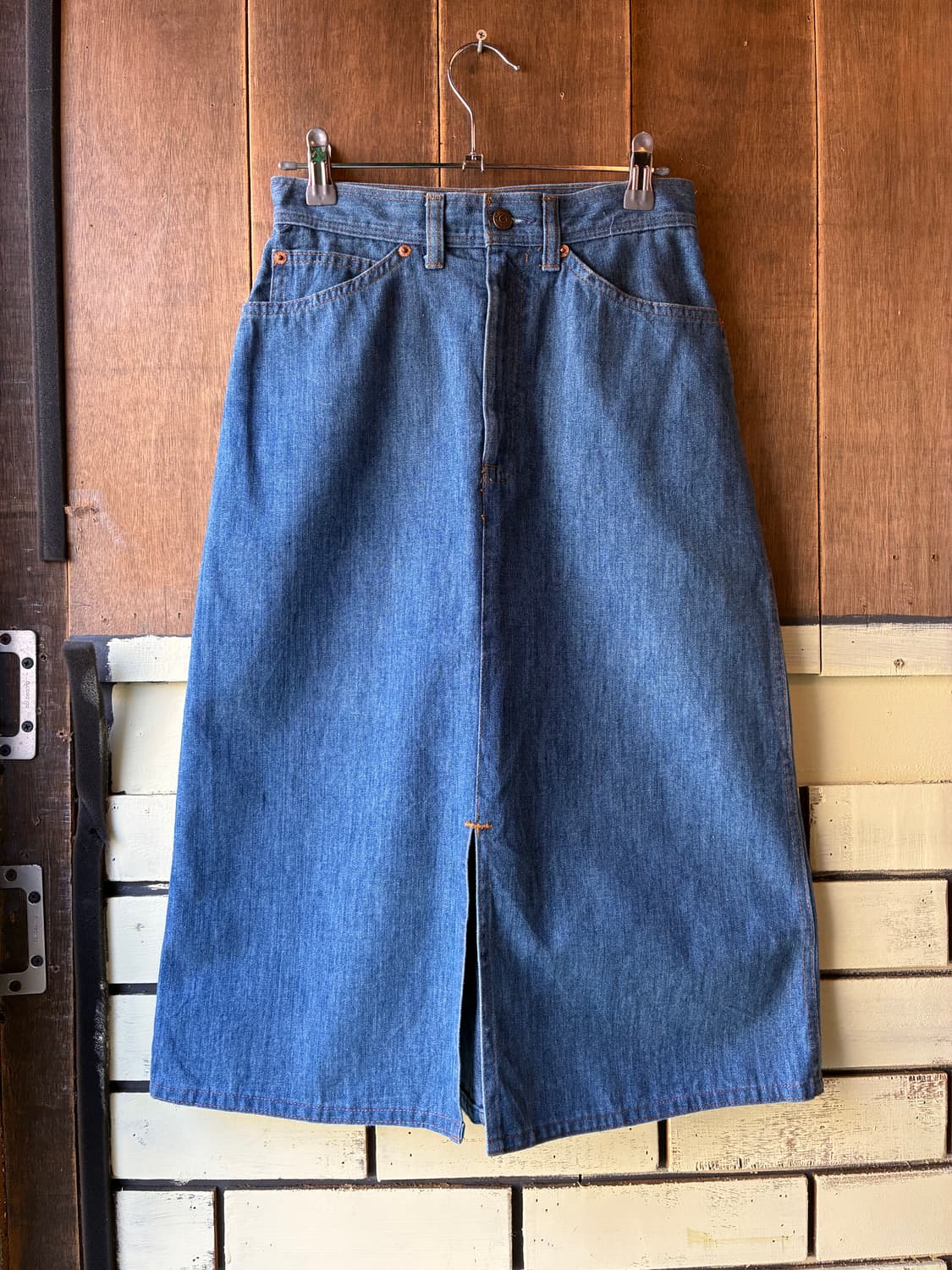 80~90‘s Vintage Levi’s Orange Tab Skirt 상품이미지3