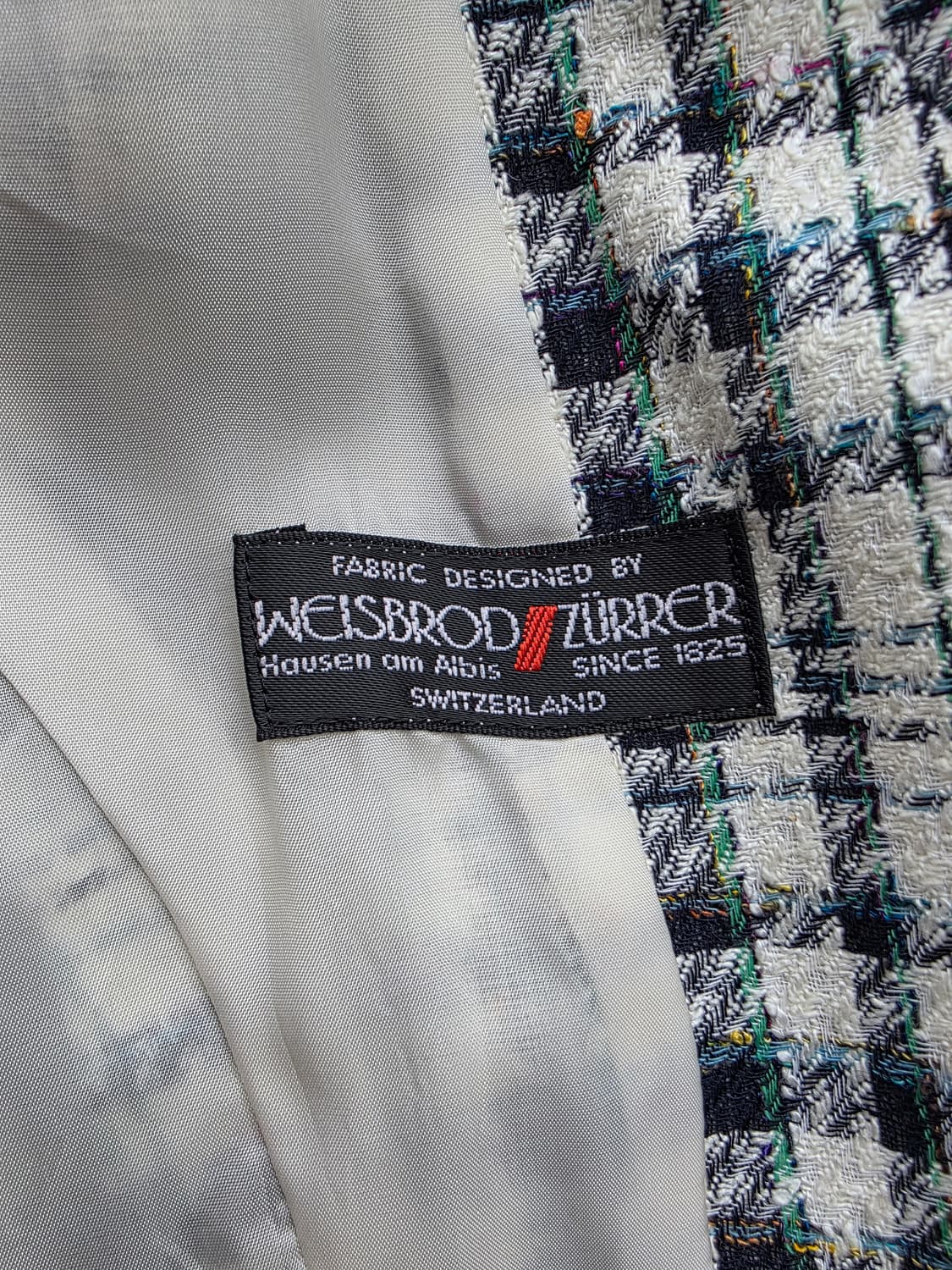 스위스 WEISBROD-ZURRER 트위드 자켓 / 금장 버튼 클래식 라 상품이미지7