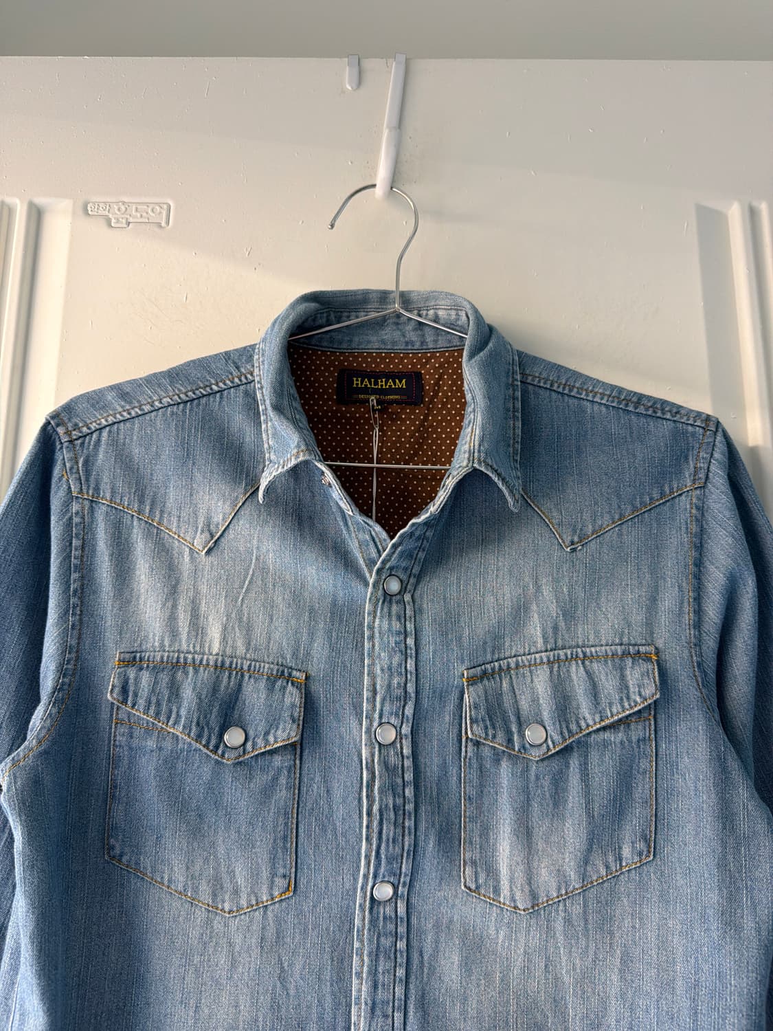 일본빈티지 우먼 데님 웨스턴셔츠 상품이미지7