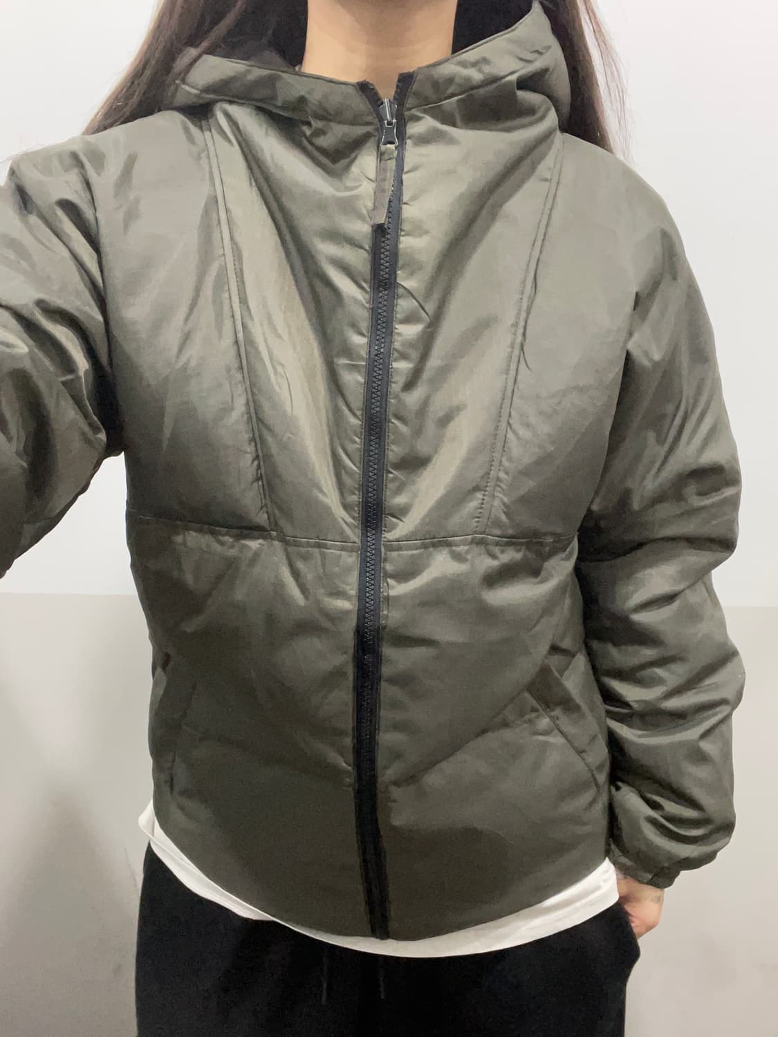 (빈티지)카모플라주 리버시블 패딩자켓 상품이미지2