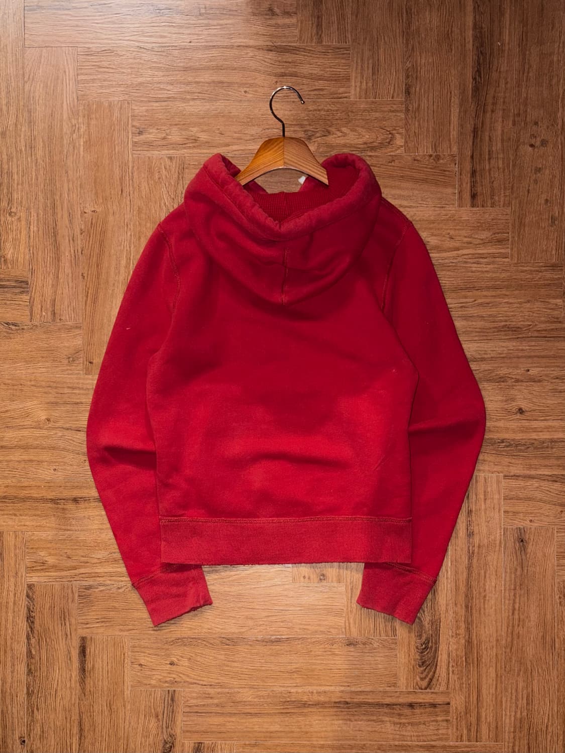 아베크롬비 레드 후드티 상품이미지5