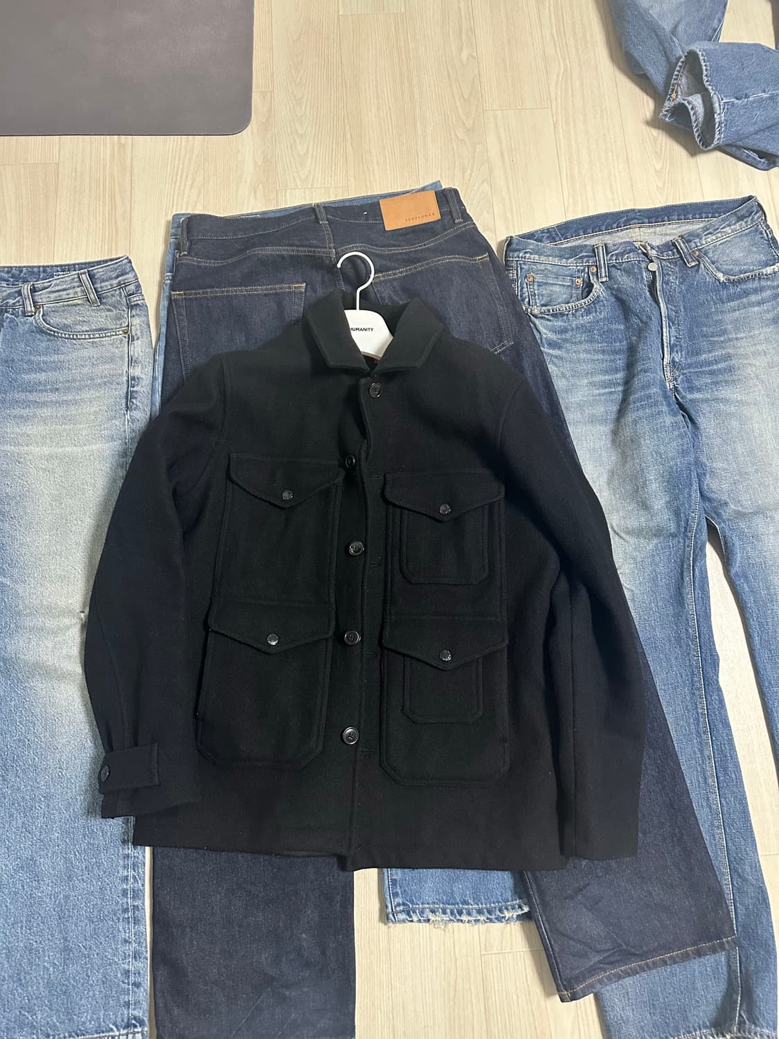 올드 슈프림 08aw 울 크루저 블랙 L사이즈 상품이미지1