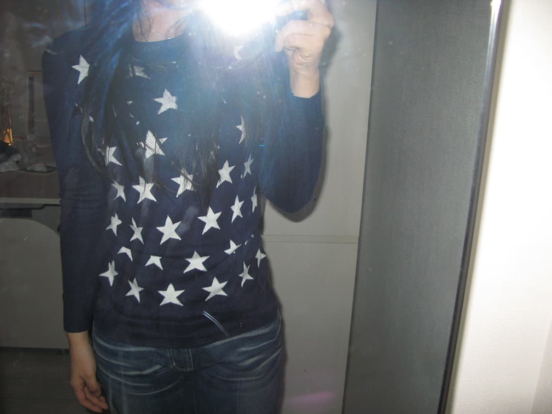 유니클로 울혼방 별 니트 Y2K star knitwear 상품이미지1