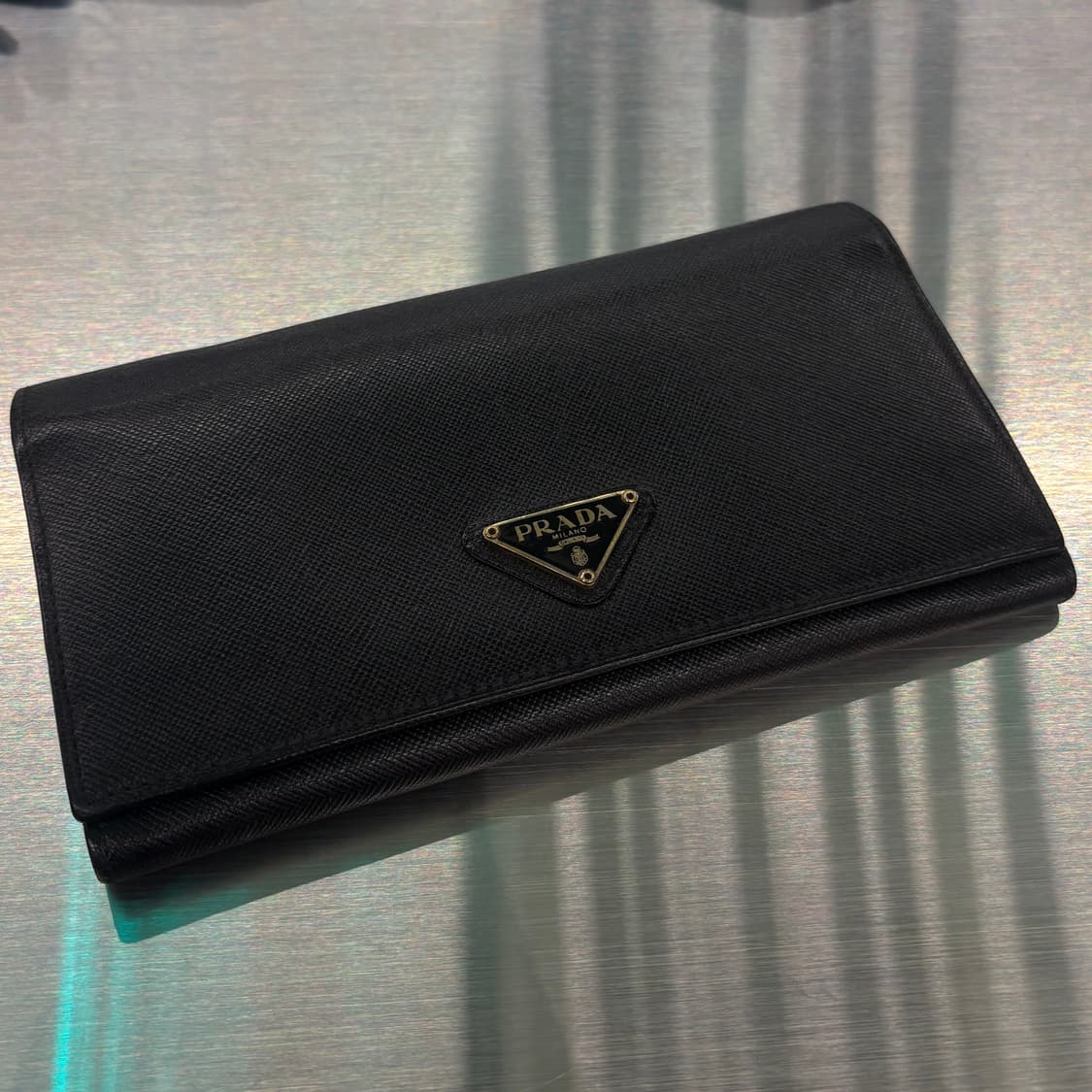 프라다 레더 장지갑 상품이미지1