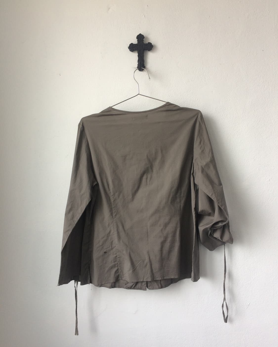 Ruffle point shirring blouse 상품이미지3