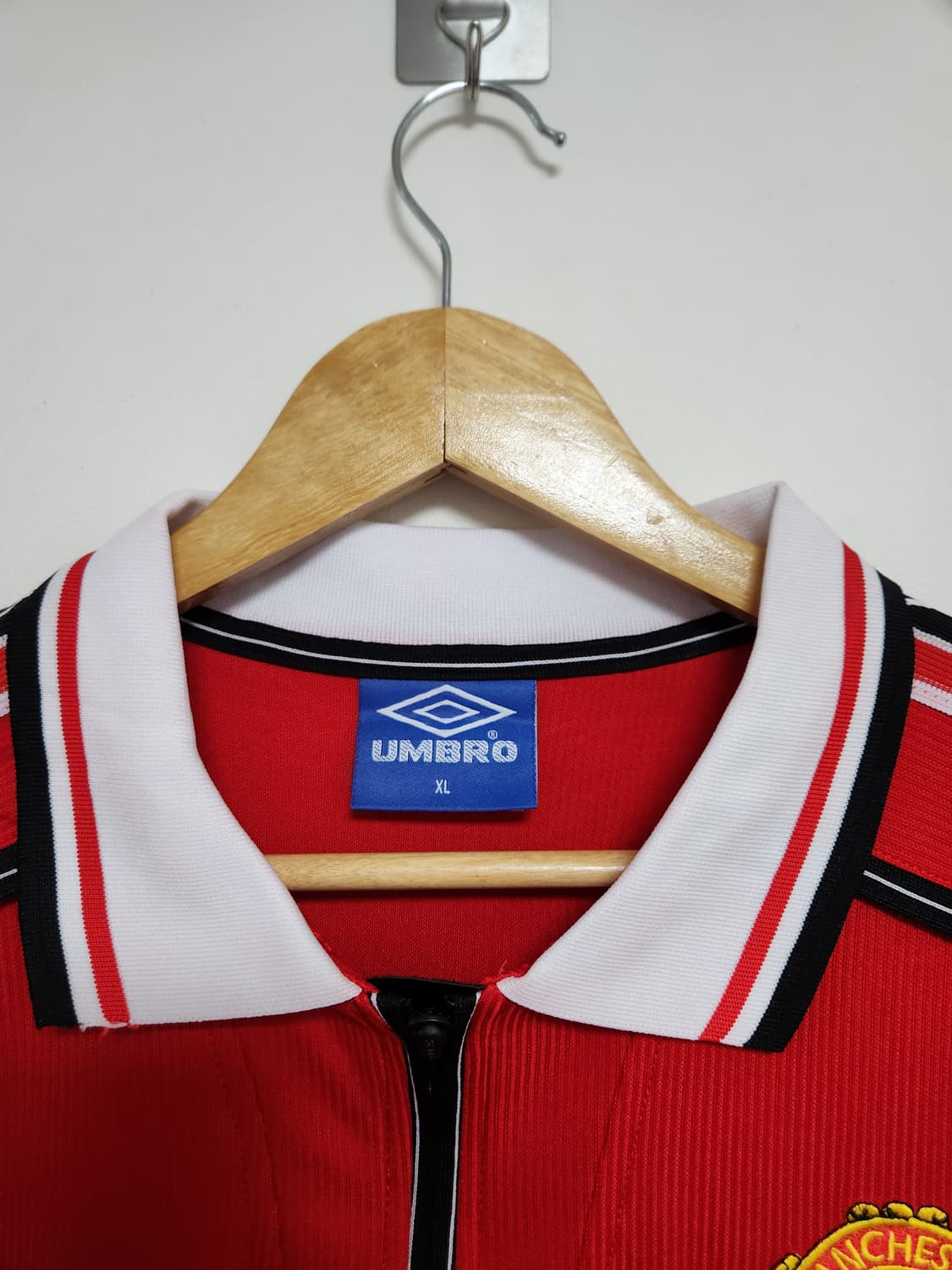 맨체스터유나이티드 98-99 홈 축구 유니폼 XL 상품이미지6