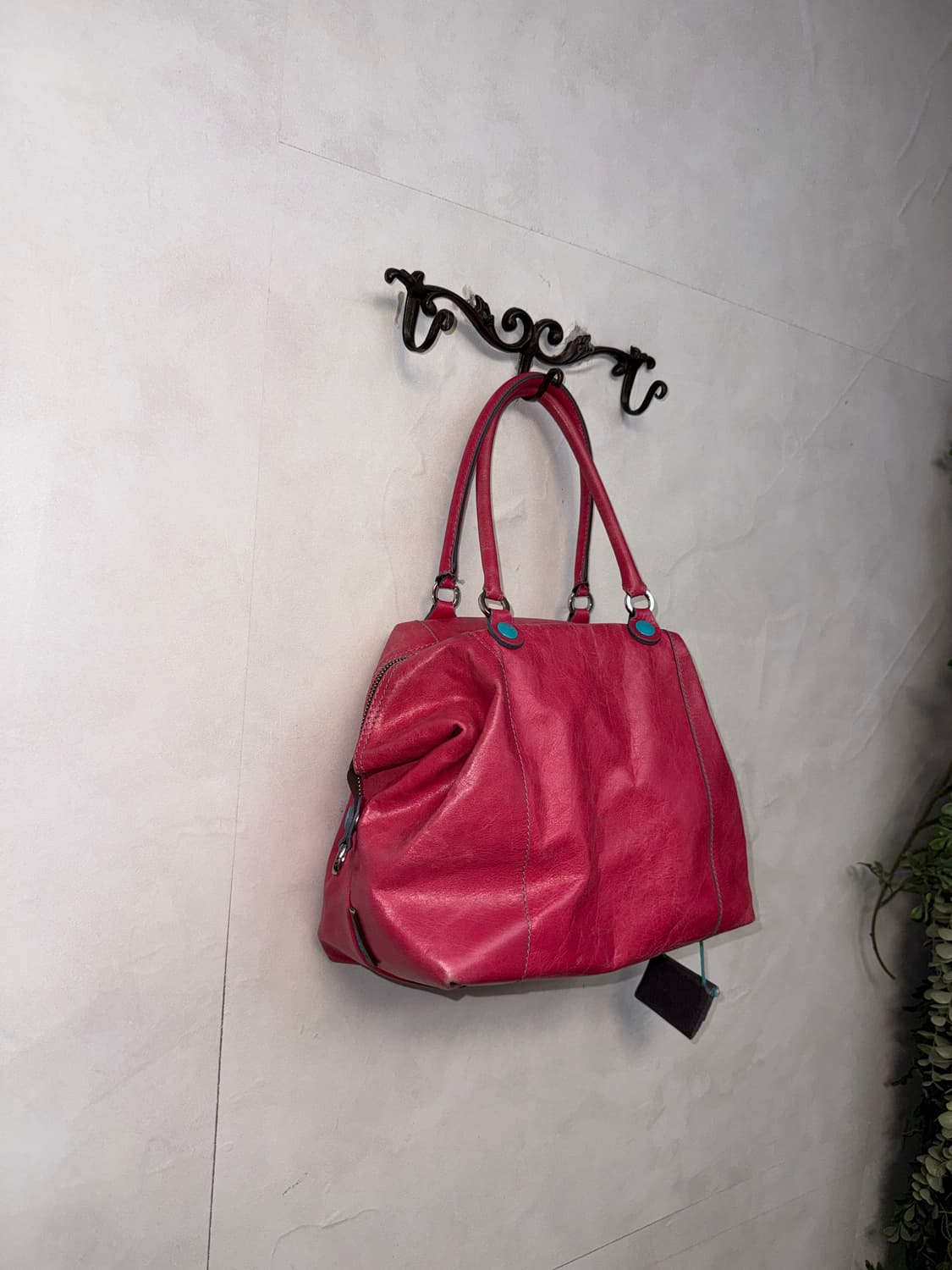 GABS cherry blue button shoulder bag  상품이미지2